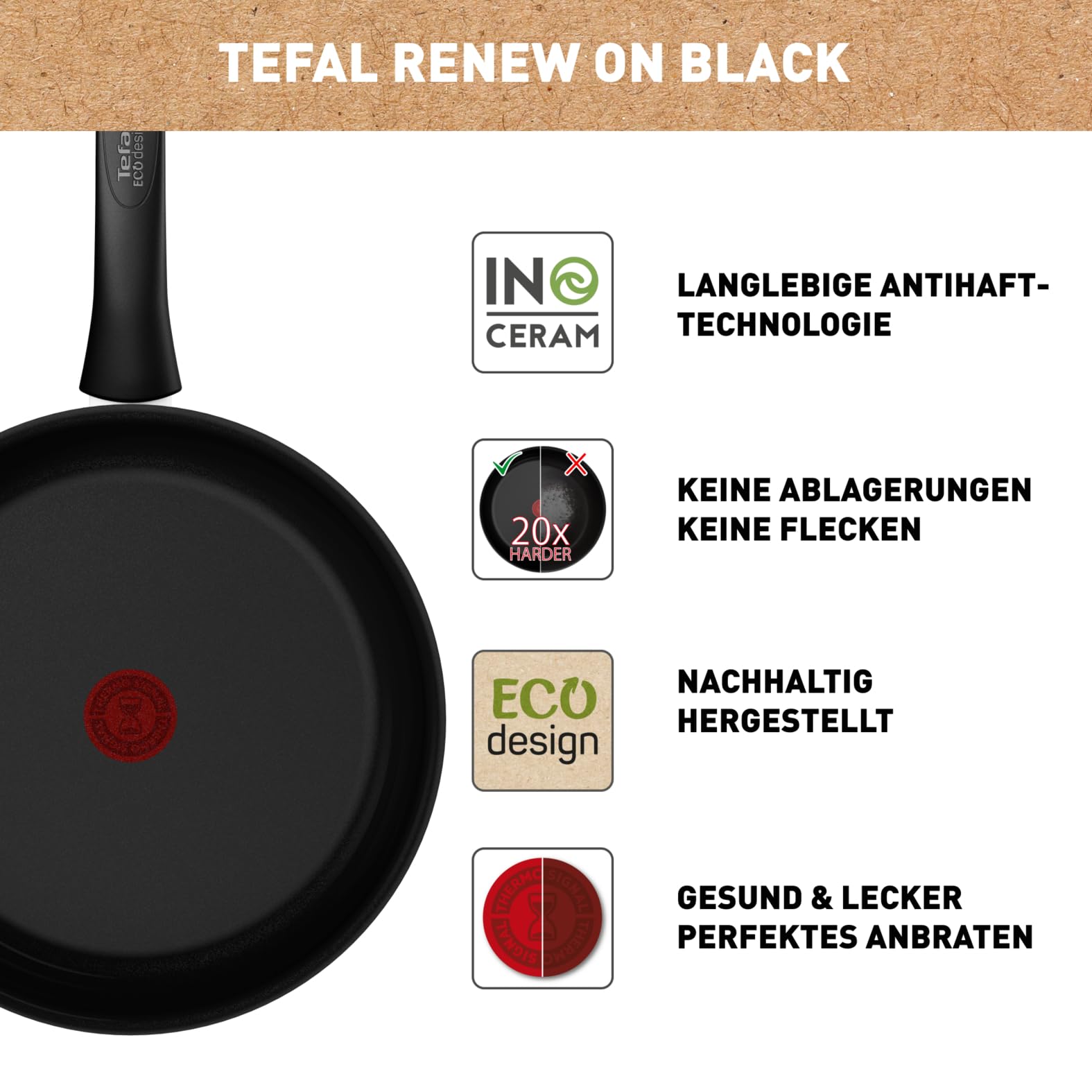 tefal-renew-on-black-c43506-bratpfanne-28-cm-keramikversiegelung-aus-recyceltem- image 4