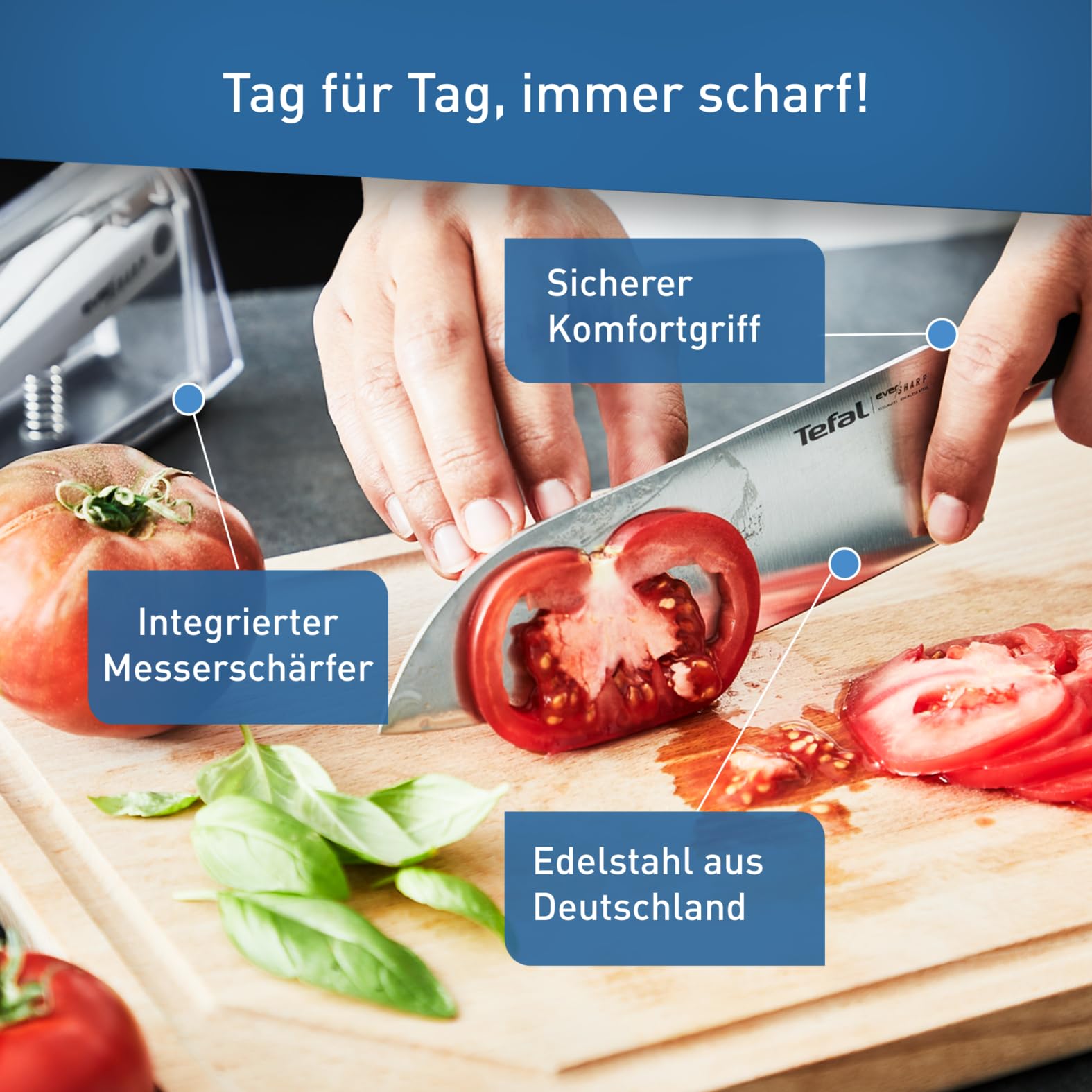 tefal-k25790-eversharp-santokumesser-16-5-cm-mit-integriertem-messersch-rfer-kli image 3
