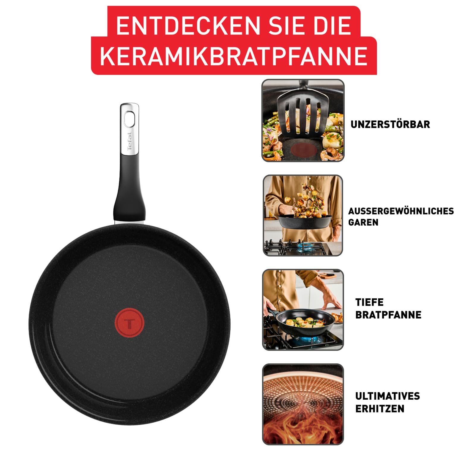 tefal-explore-on-keramikpfanne-28-cm-tiefe-form-kratzfest-mit-fusioncore-technol image 2
