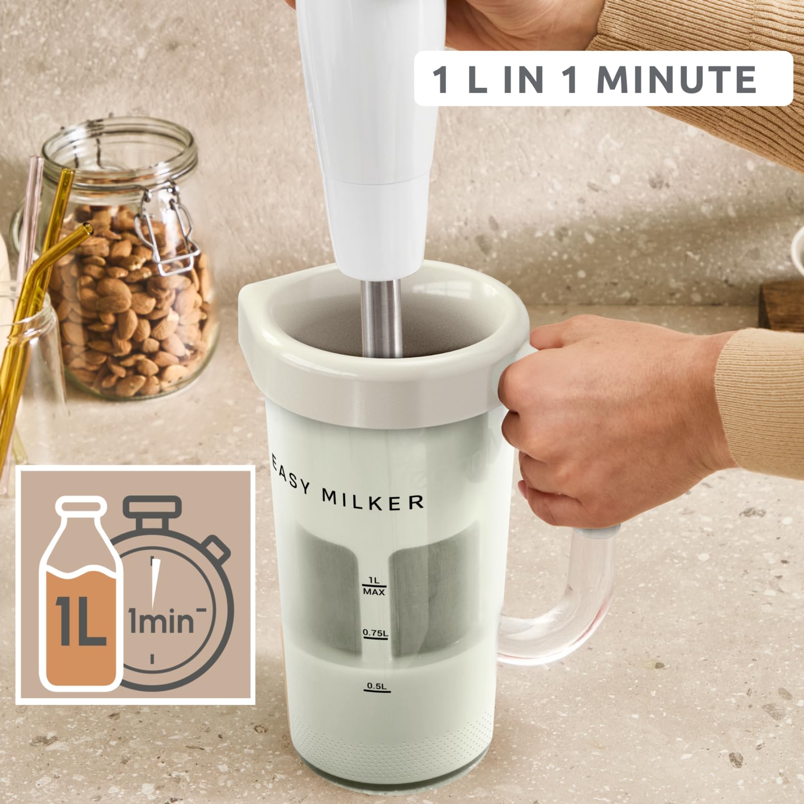 tefal-easy-milker-vz700ae0-pflanzenmilchmaschine-1-liter-kompatibel-mit-allen-st image 4