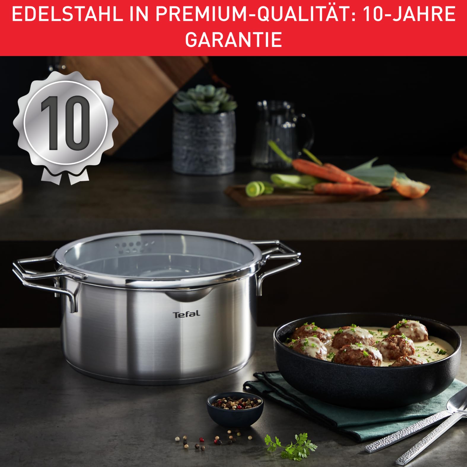 tefal-nordica-topf-und-pfannenset-6-teilig-h852s325-siebdeckel-mit-doppelgriff-s image 4