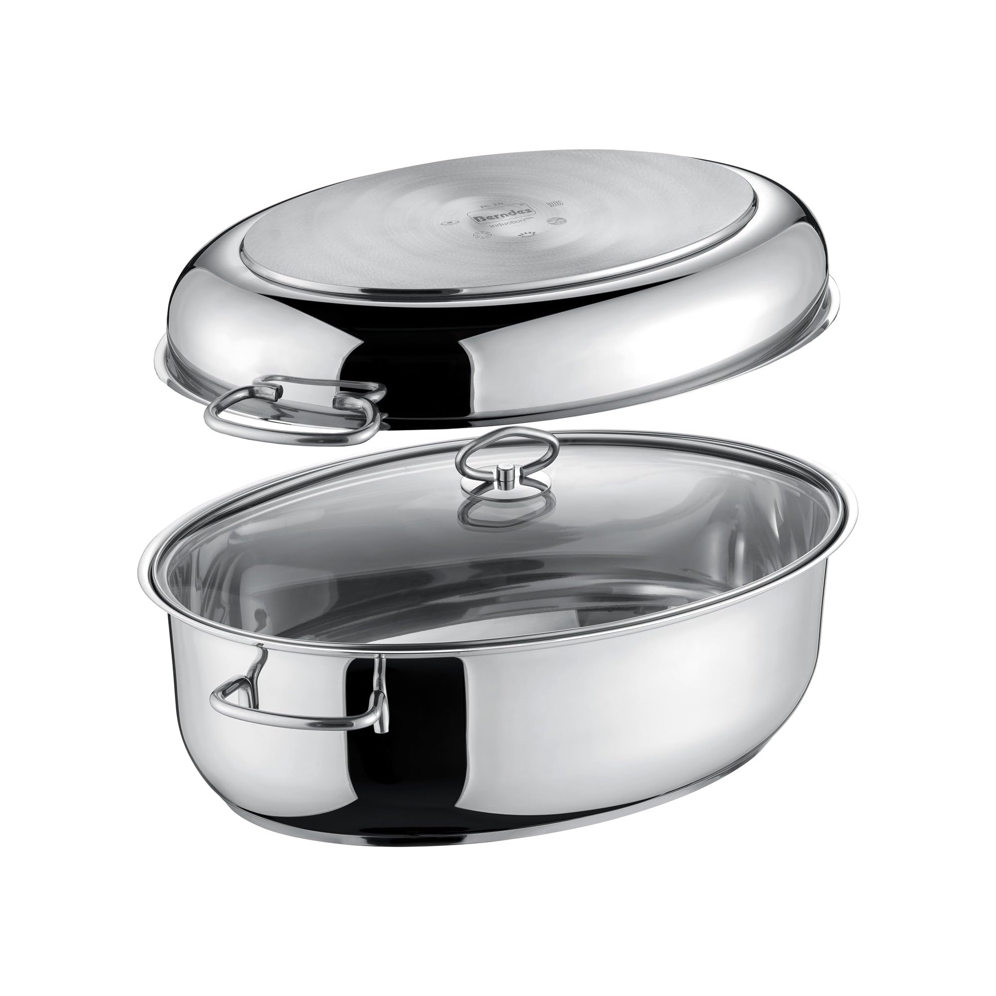 berndes-ovaler-edelstahlbr-ter-38-x-25-5-cm-3in1-set-mit-edelstahldeckel-glasdec image 1