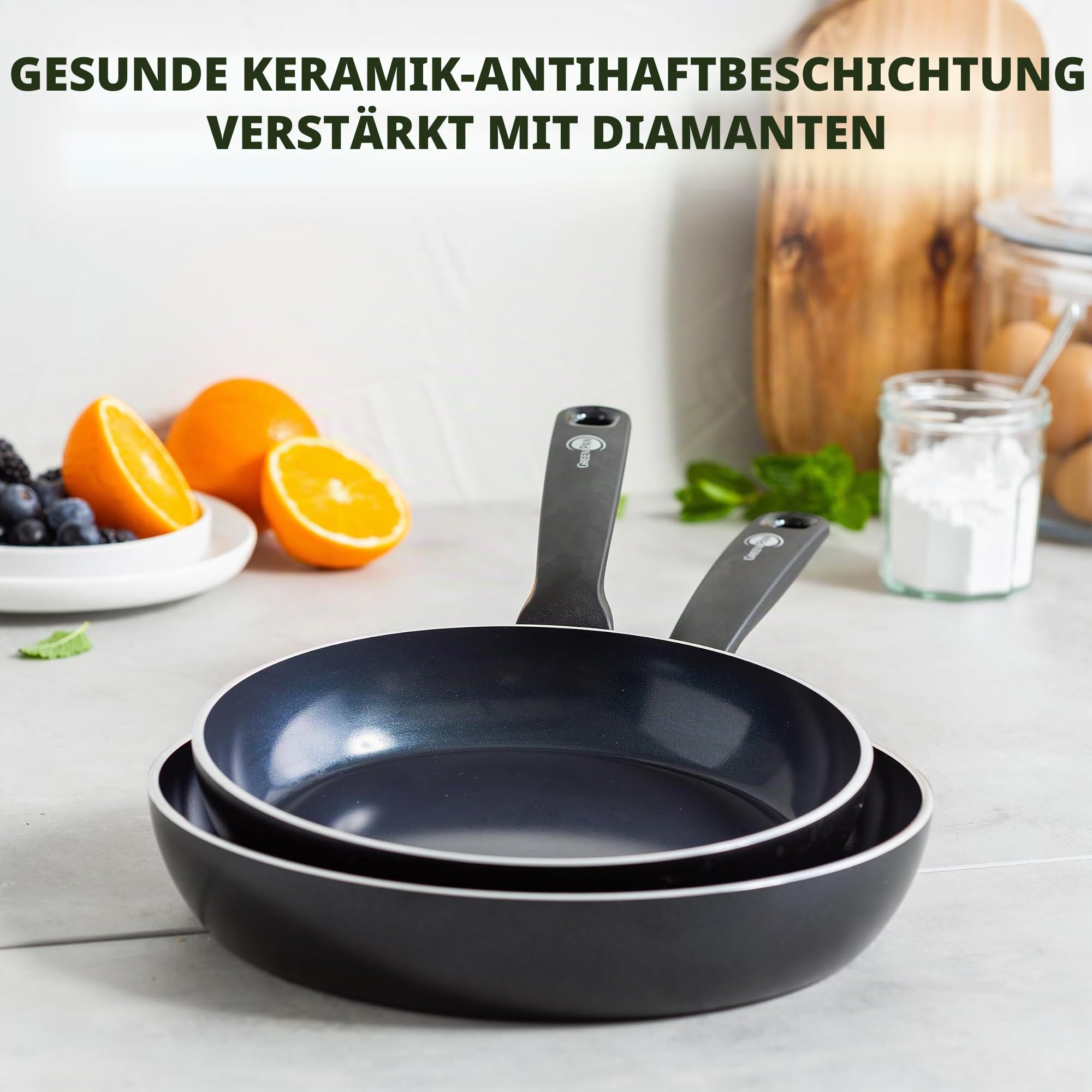 greenpan-torino-bratpfannen-set-2-teilig-24-cm-28-cm-pfas-freie-diamantbesetzte- image 2