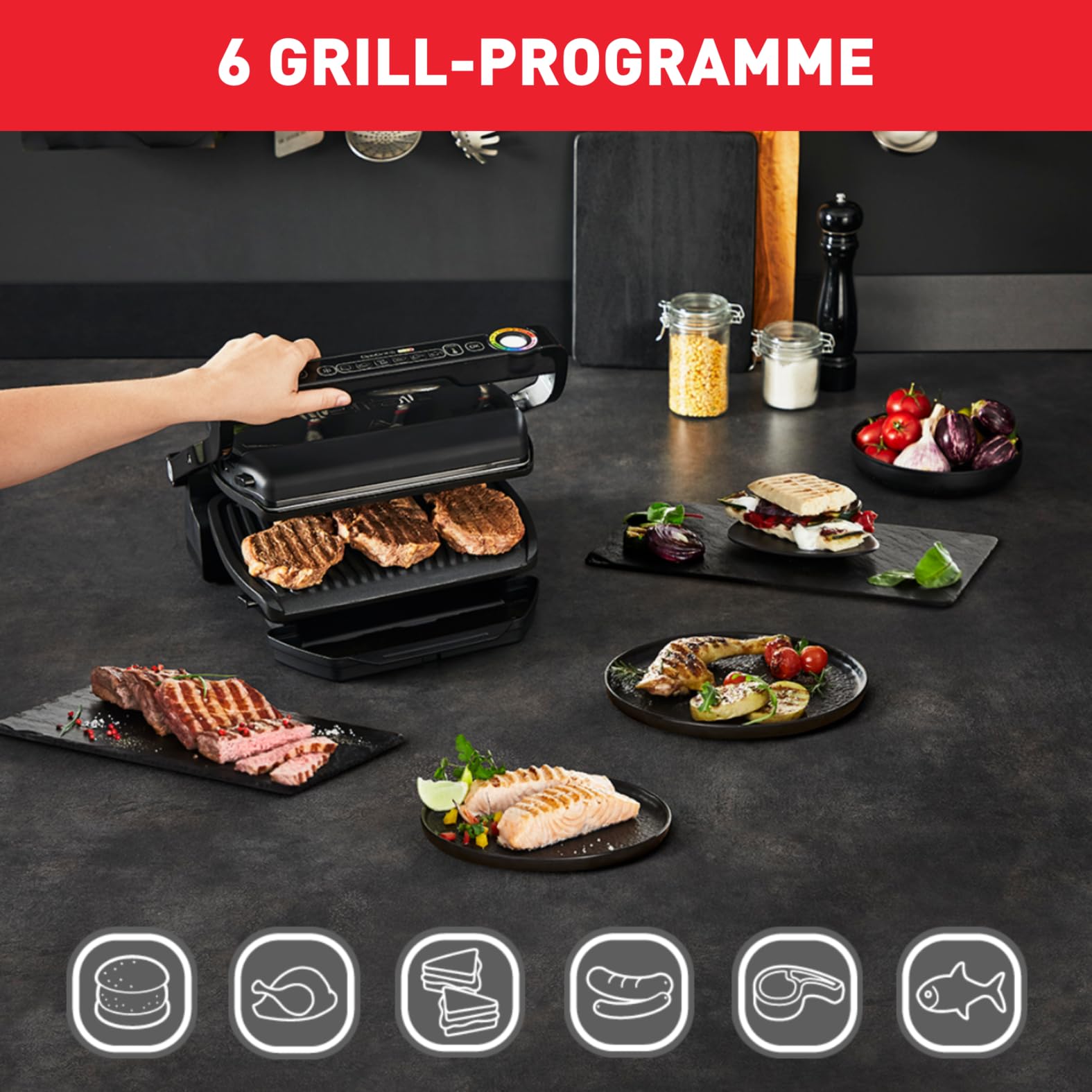 tefal-optigrill-gc7058-kontaktgrill-mit-automatischer-garstufenmessung-6-grillpr image 4