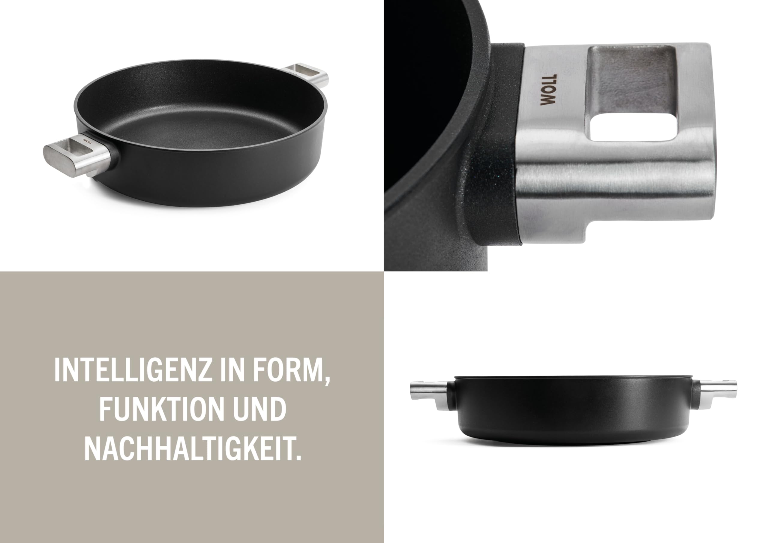 woll-eco-logic-qxr-kasserolle-32-cm-rund-mit-2-edelstahlgriffen-pfas-freie-diamo image 2