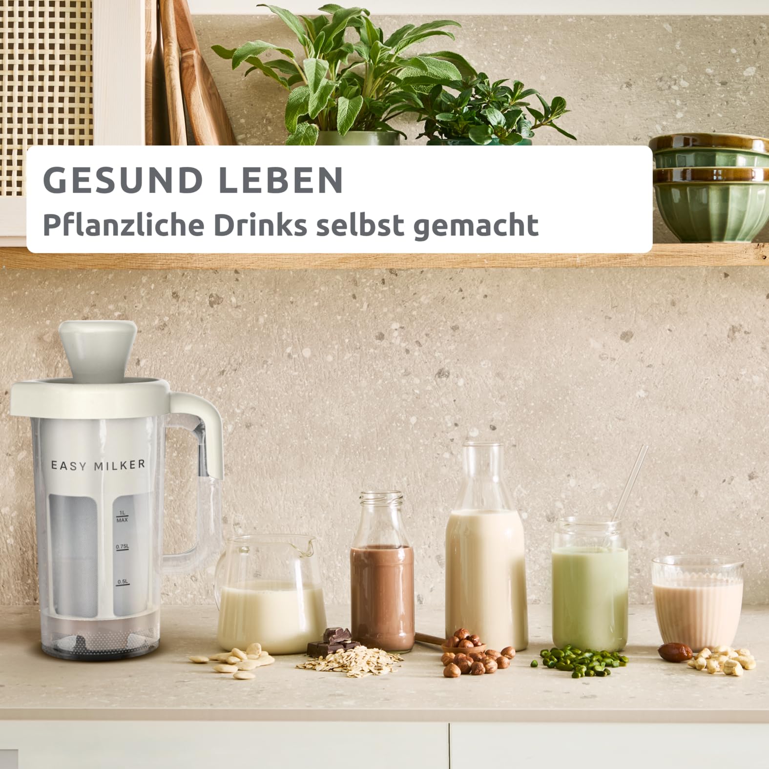 tefal-easy-milker-vz700ae0-pflanzenmilchmaschine-1-liter-kompatibel-mit-allen-st image 2