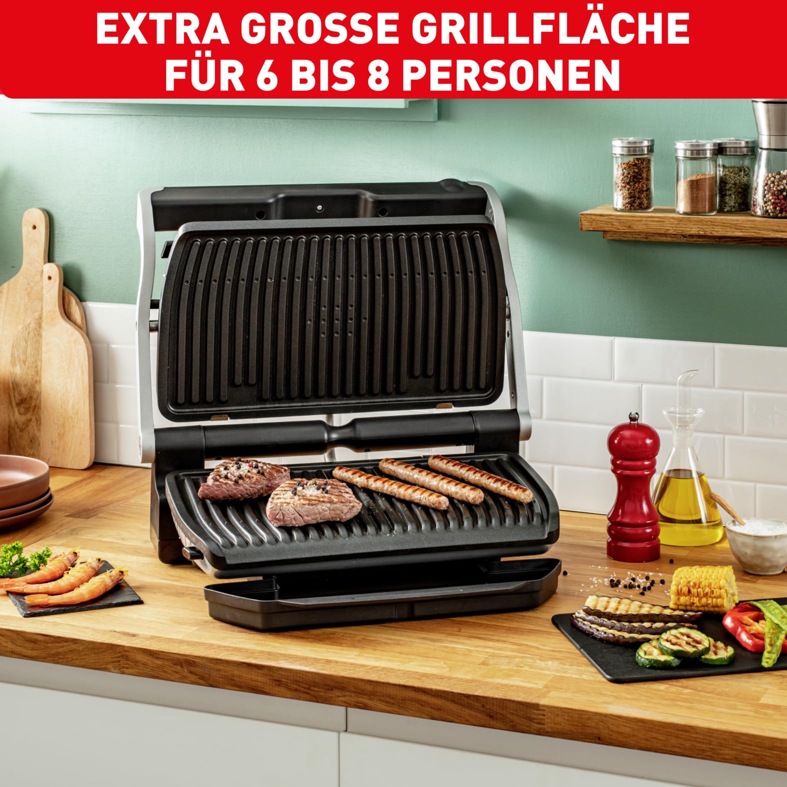 tefal-optigrill-xl-gc722d16-kontaktgrill-9-automatische-programme-garstufenanzei image 6