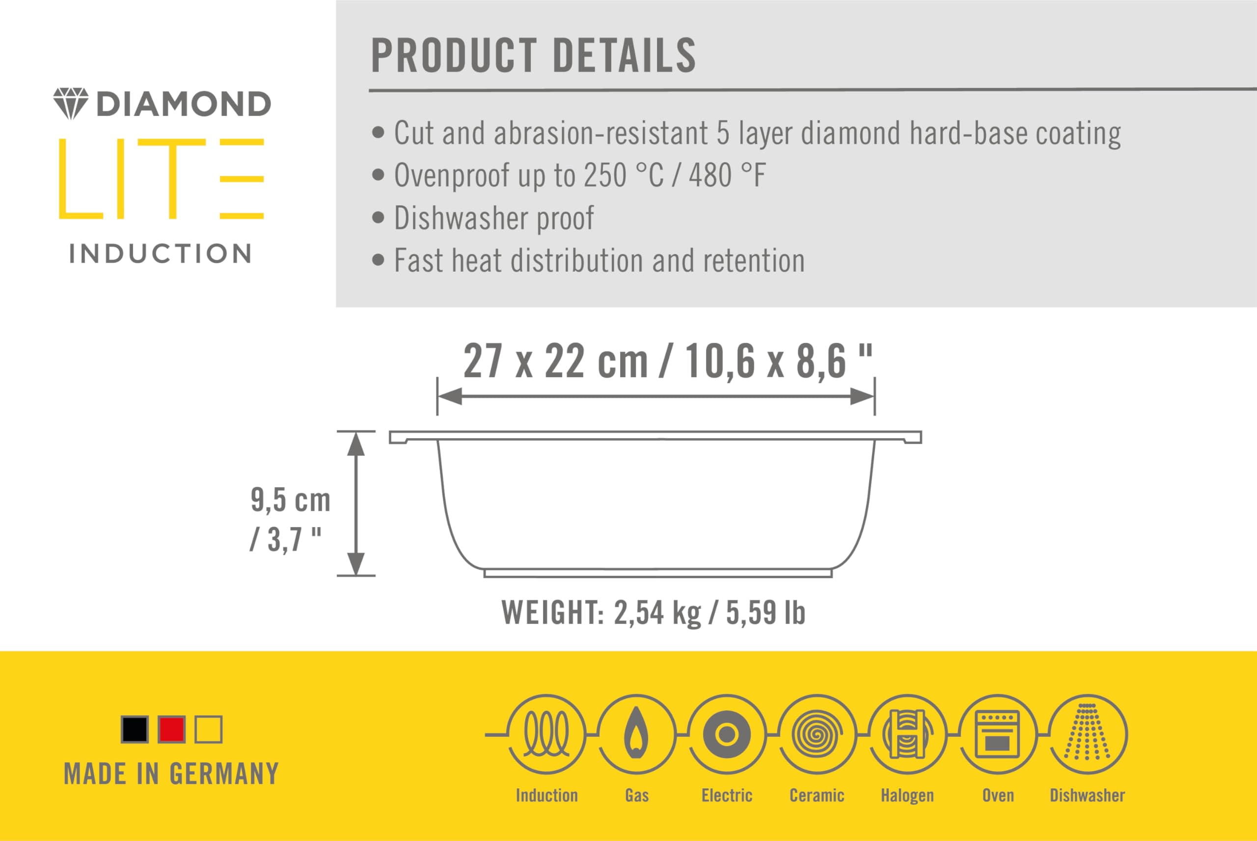 woll-diamond-lite-br-ter-27-22-cm-3-0-liter-mit-glasdeckel-aluminiumguss-antihaf image 5