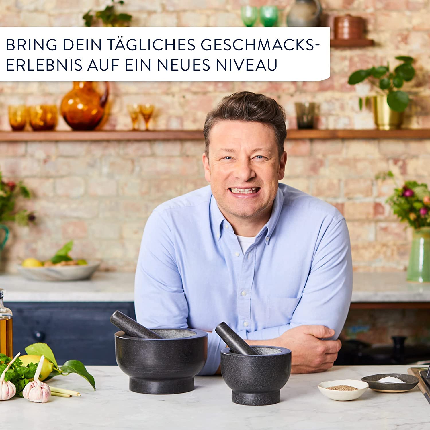 jamie-oliver-by-tefal-m-rser-und-st-el-aus-granit-20-cm-durchmesser-f-r-kr-uter- image 2
