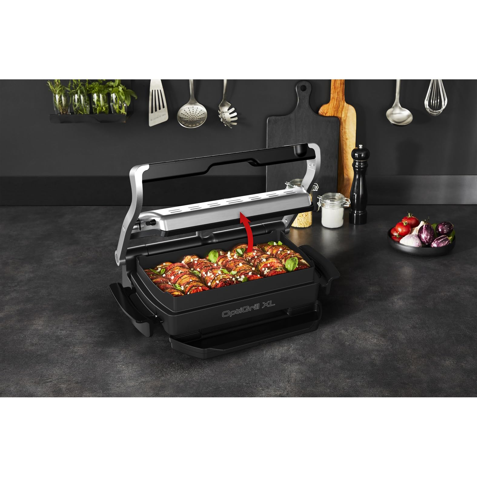 tefal-optigrill-xl-backschale-xa7278-2-liter-antihaftbeschichtete-aludruckguss-f image 2