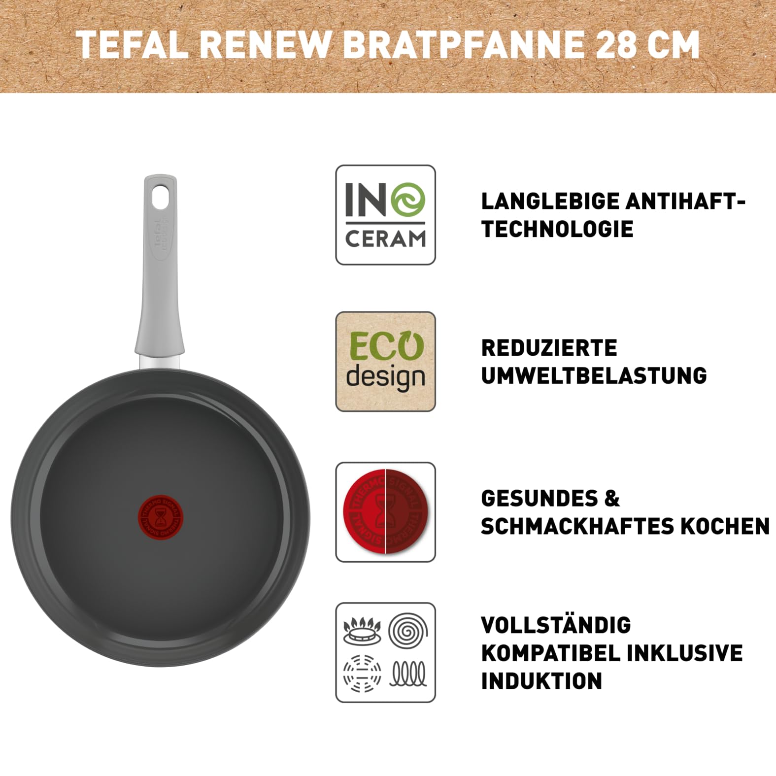 tefal-renew-on-bratpfanne-28-cm-induktion-aluminiumpfanne-mit-keramikversiegelun image 2