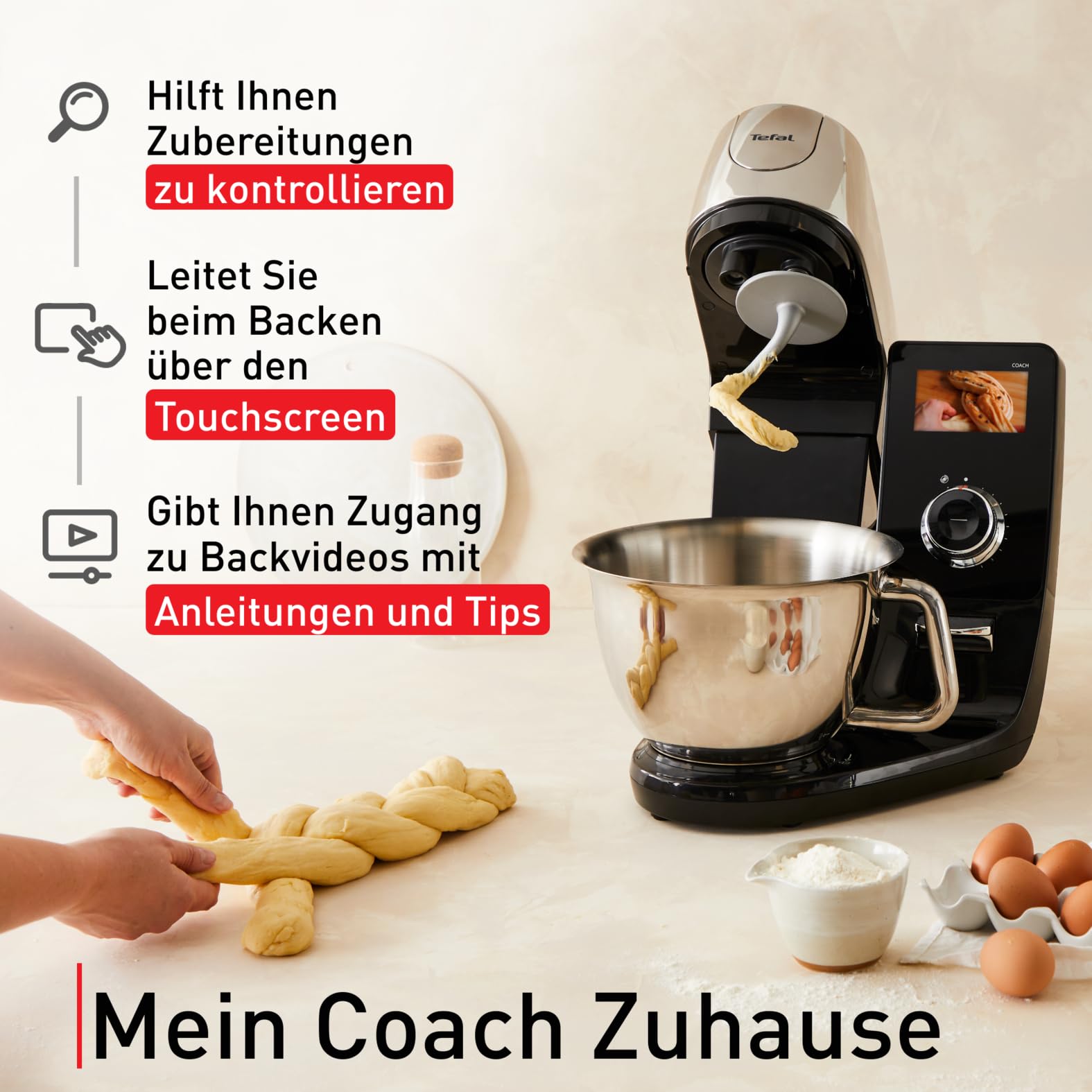 tefal-qb950d37-i-coach-touch-k-chenmaschine-1200-w-21-auto-programme-touchscreen image 4