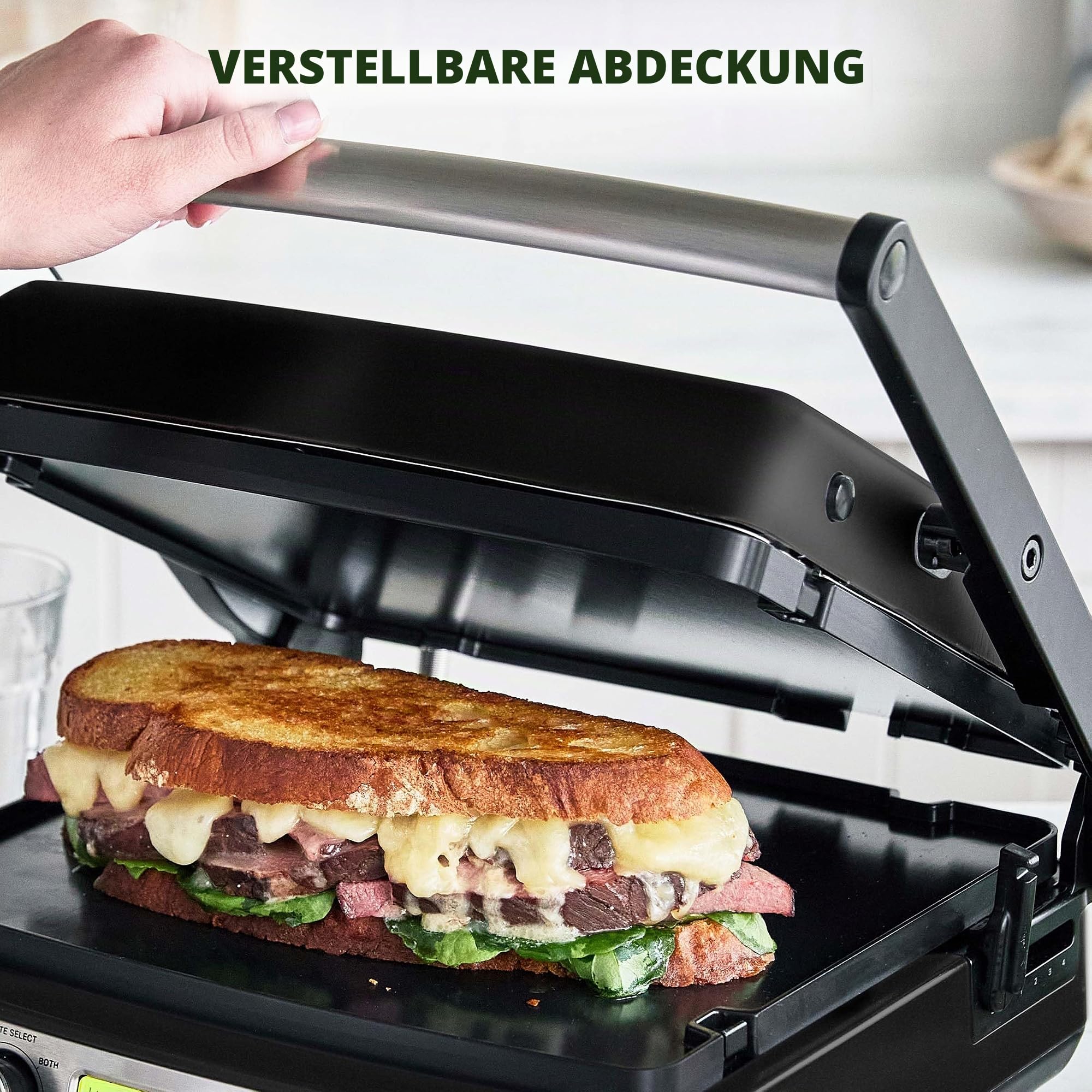greenpan-elite-6-in-1-kontaktgrill-und-griddle-pfas-freie-thermolon-volt-keramik image 7