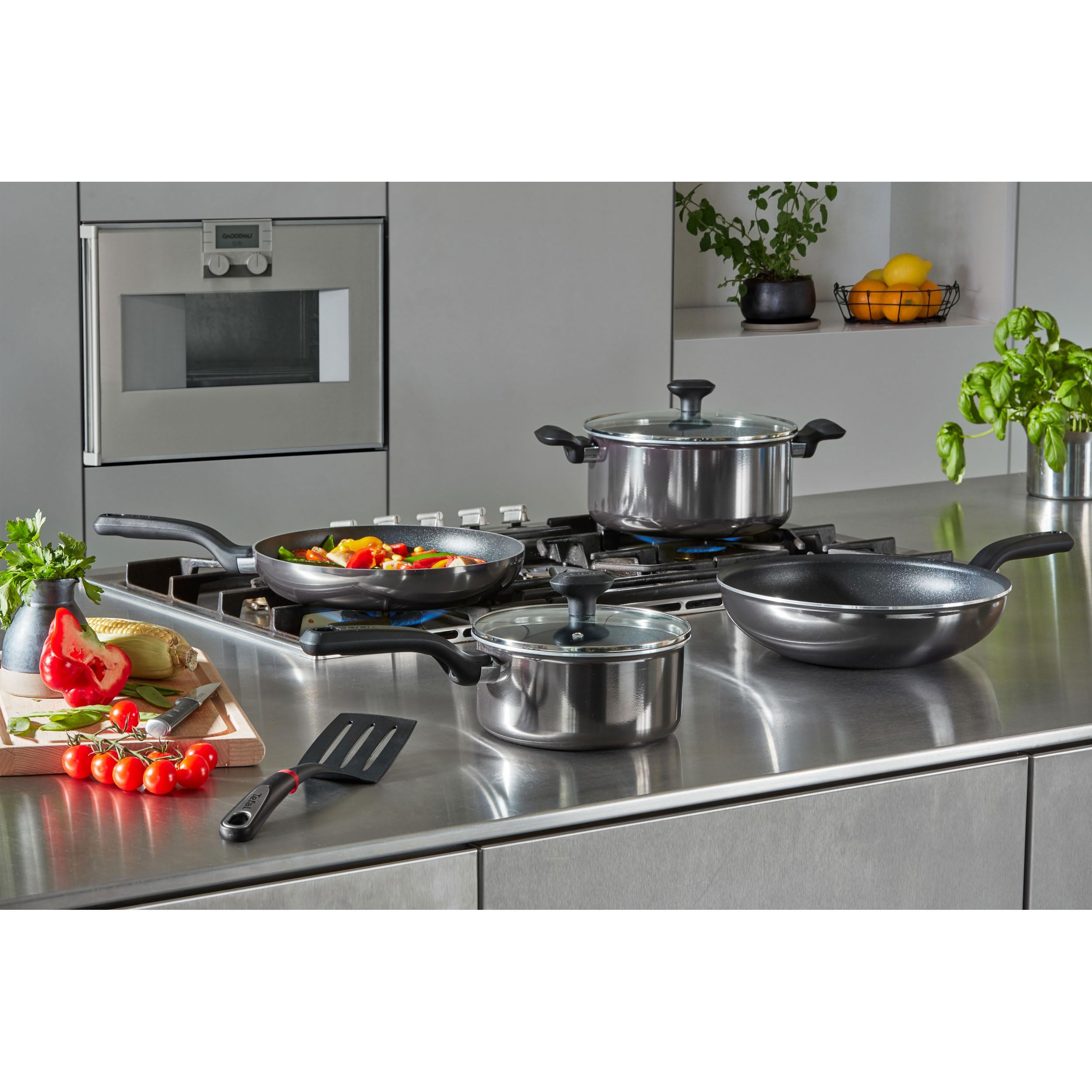 tefal-resist-bratpfanne-24-cm-d52604-beschichtete-pfanne-mit-titanium-antihaftve image 5