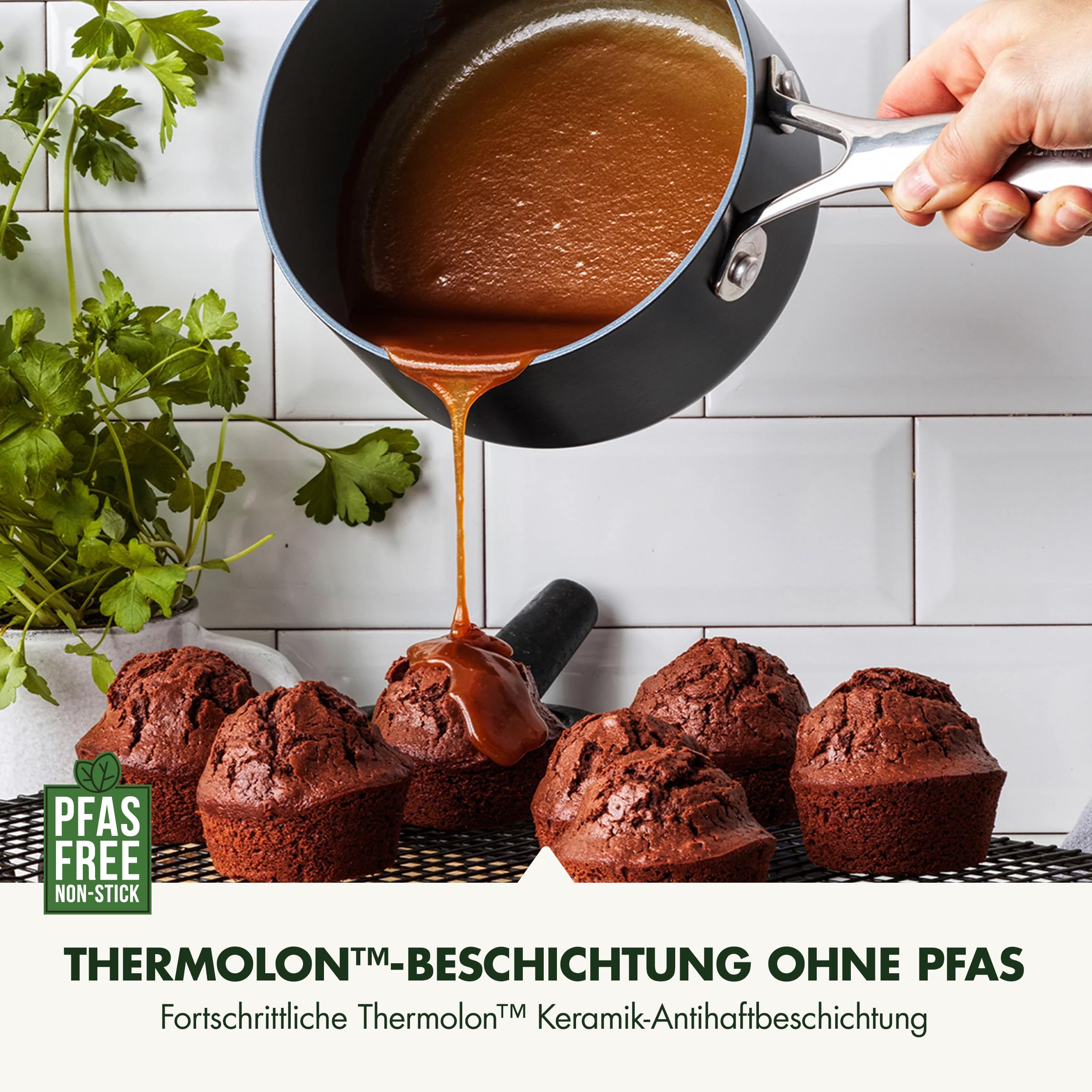 greenpan-valencia-pro-stielkasserolle-18-cm-2-l-mit-glasdeckel-pfas-freie-thermo image 2