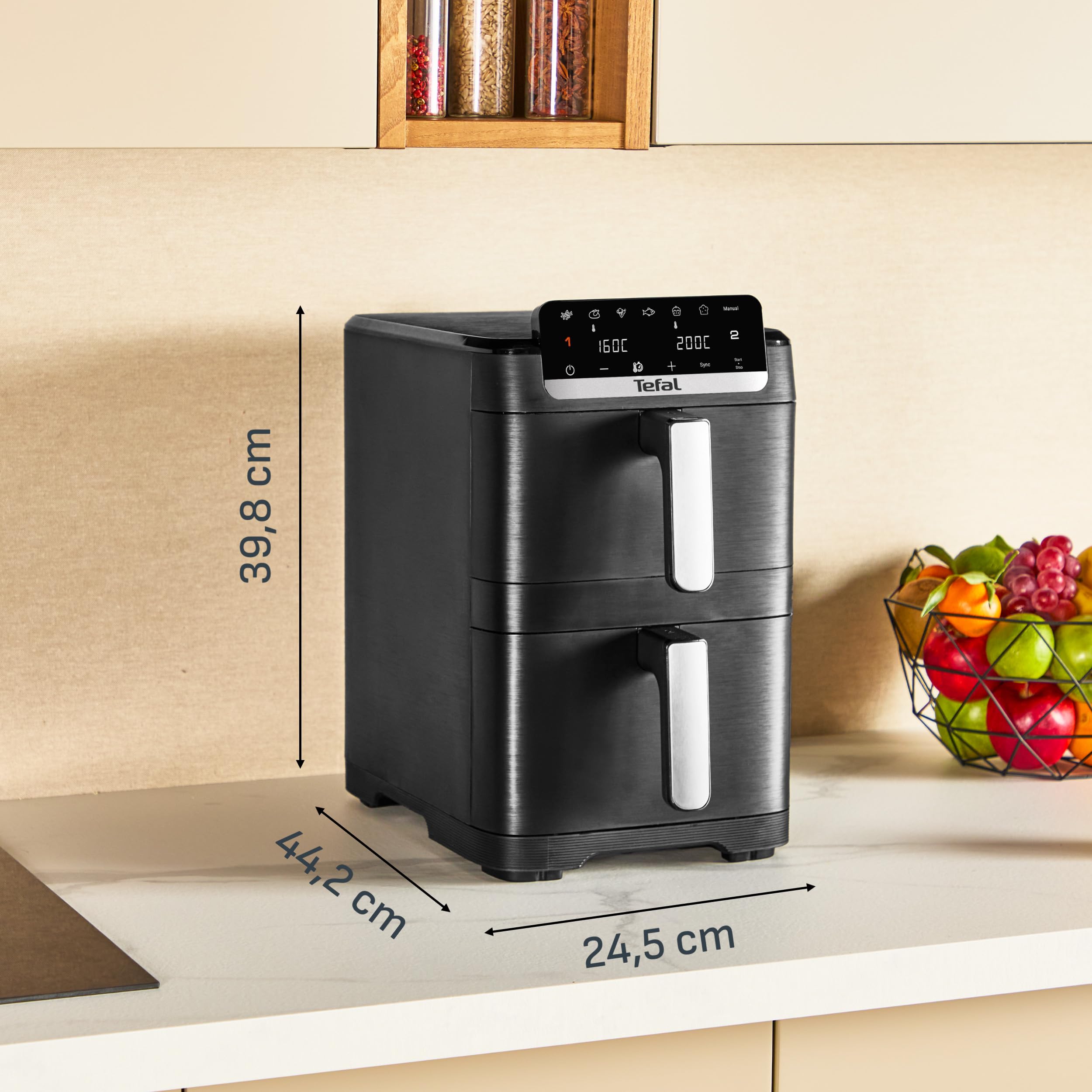 tefal-easy-fry-crispy-stack-ey7528e0-doppelkammer-hei-luftfritteuse-11-l-garvolu image 7