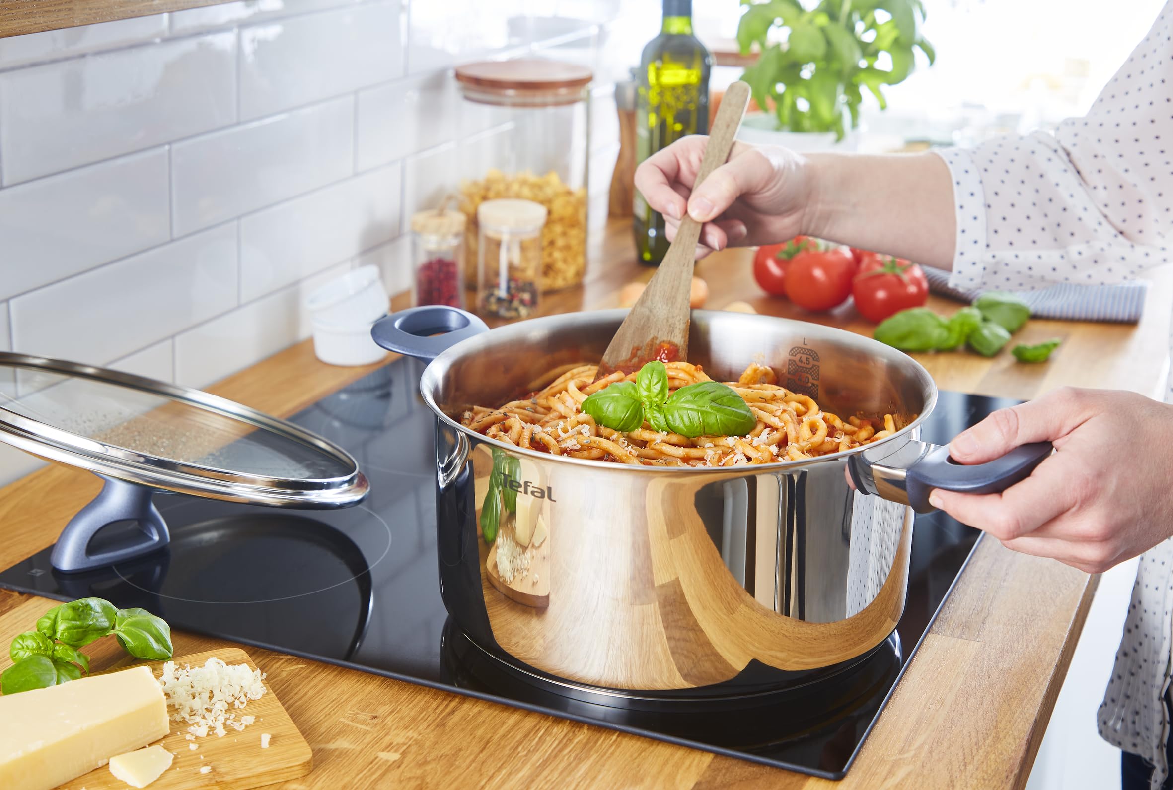 tefal-daily-cook-g71246-kochtopf-24-cm-mit-glasdeckel-und-dampfauslass-18-10-ede image 2