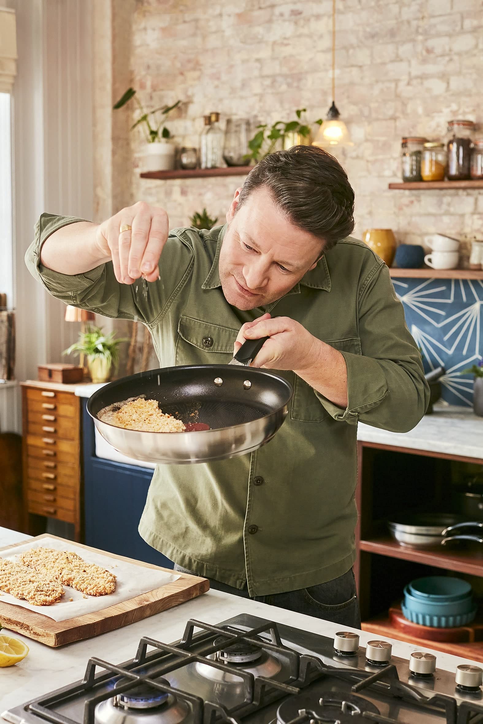 tefal-jamie-oliver-e51206-bratpfanne-28-cm-edelstahl-thermo-signal-genieteter-gr image 6