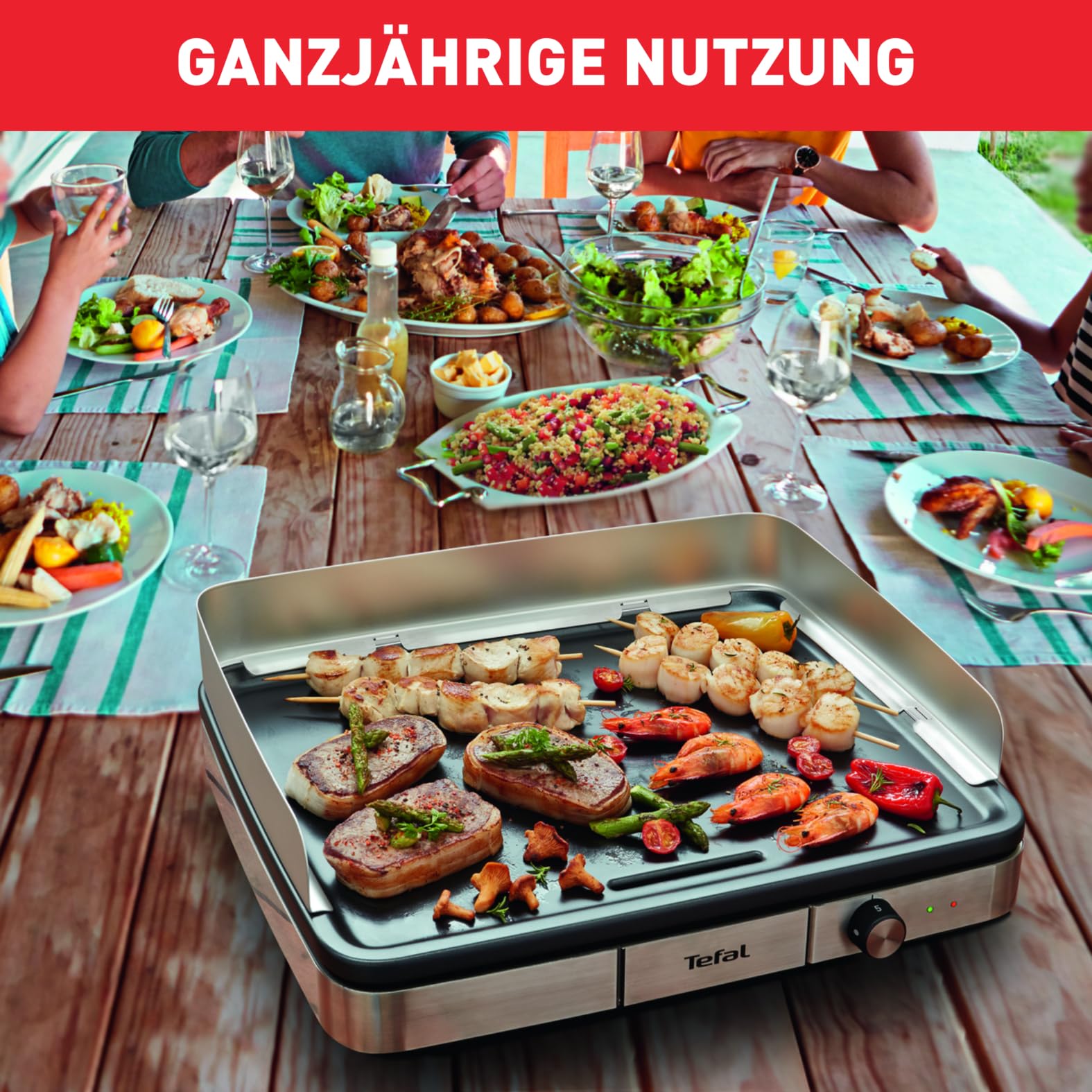 tefal-maxi-plancha-cb690d-elektro-tischgrill-extra-gro-e-teppanyaki-antihaftplat image 3