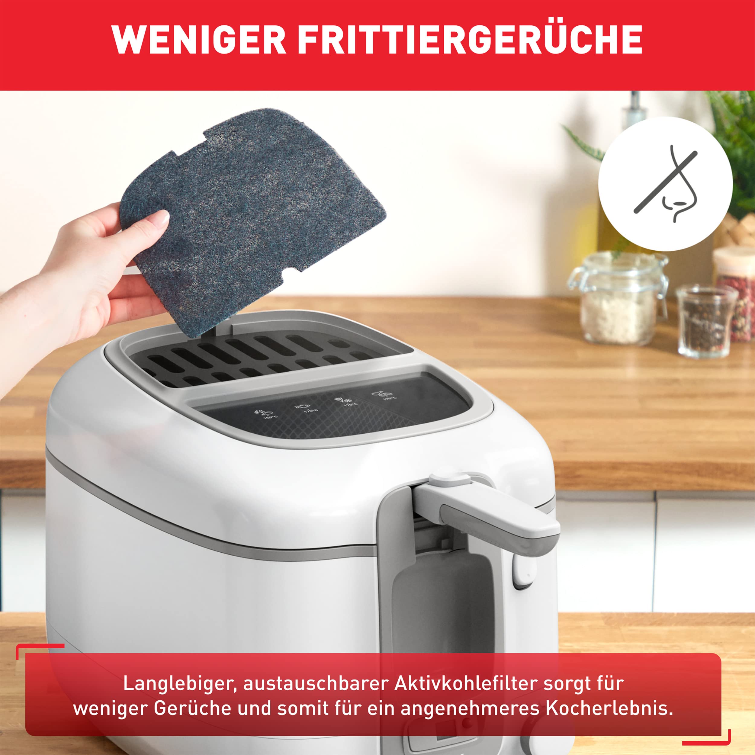 tefal-fr3100-super-uno-access-fritteuse-2-2-l-l-1-5-kg-frittiergut-geruchsfilter image 4