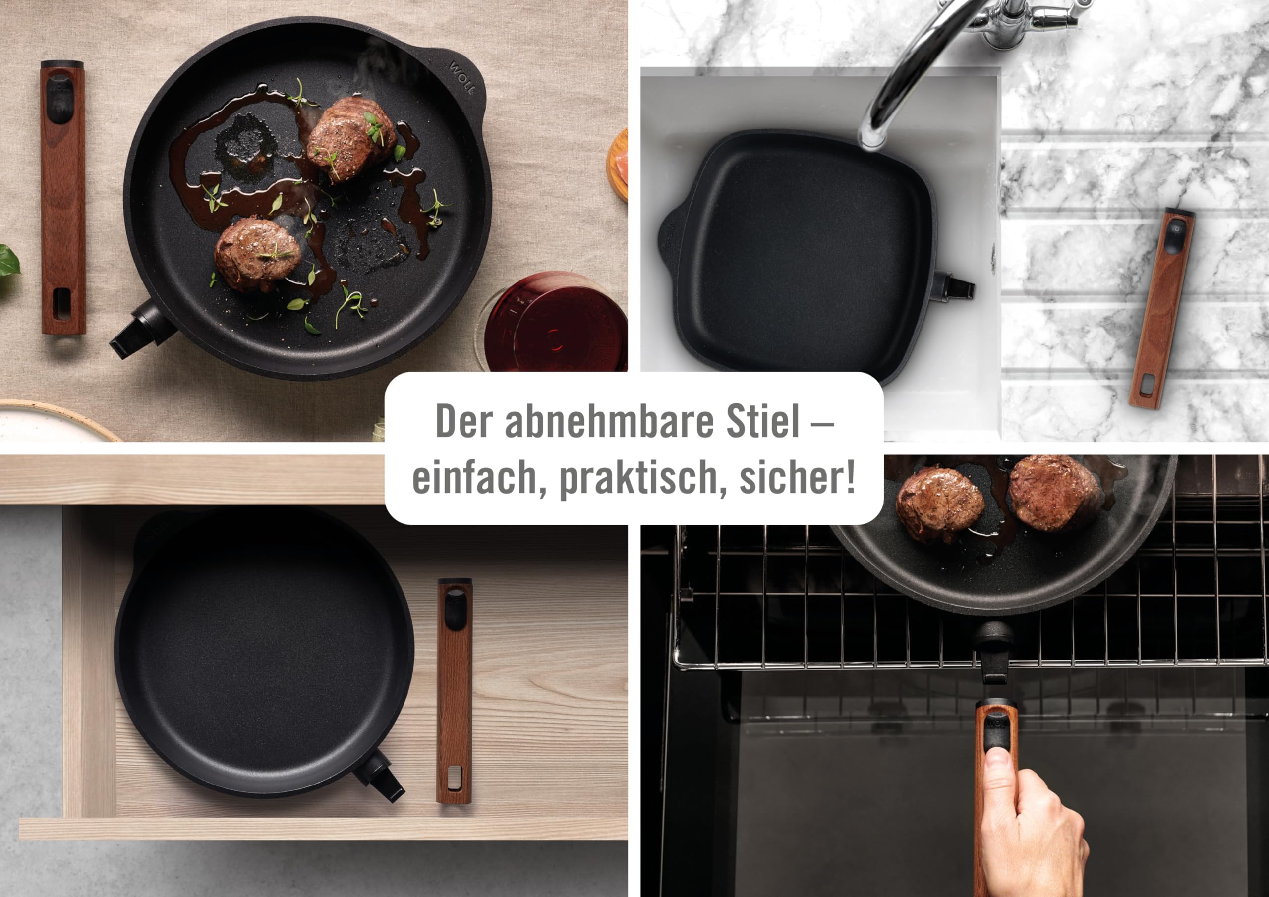 woll-eco-logic-qxr-flachpfanne-20-cm-pfas-frei-mit-abnehmbarem-holzstiel-indukti image 3