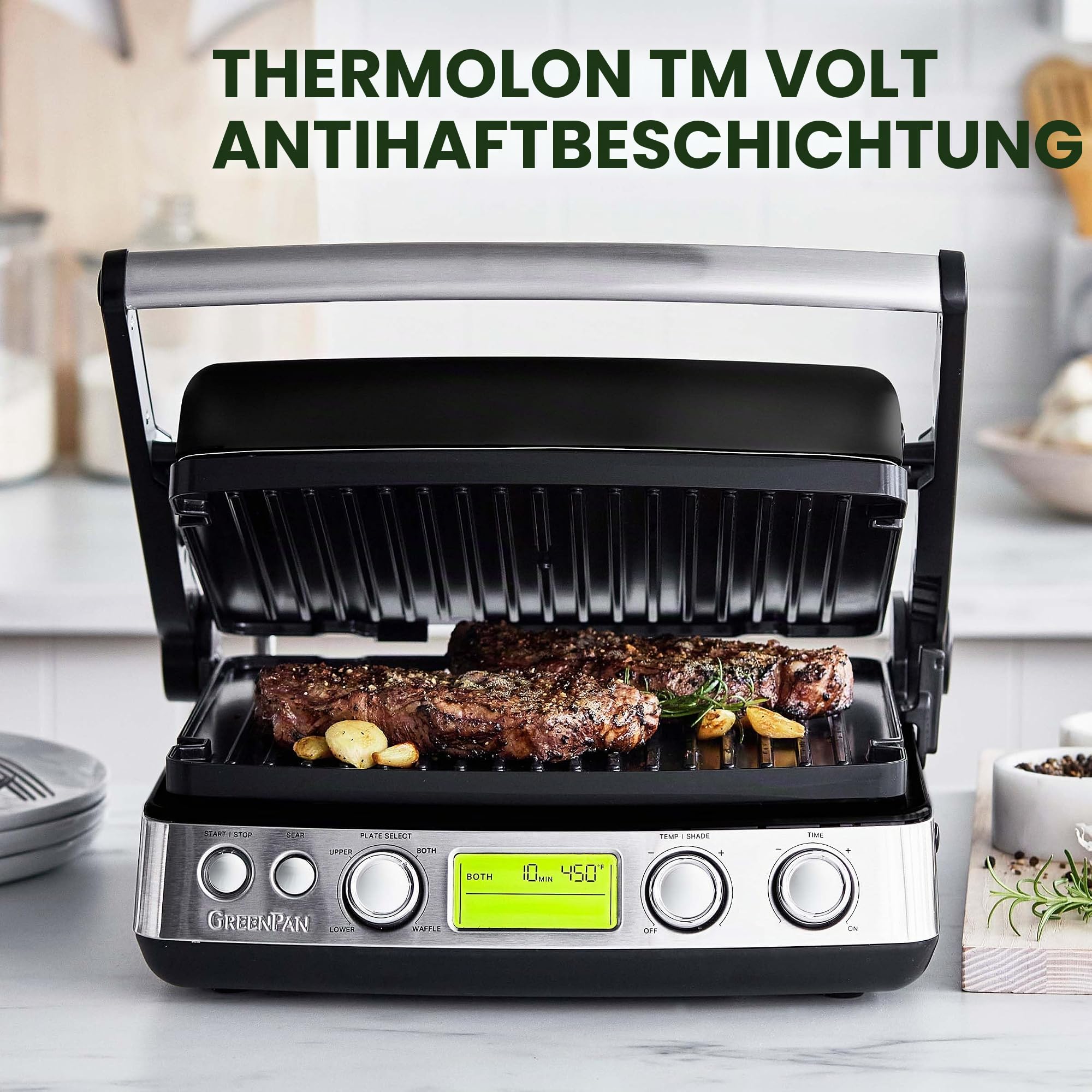 greenpan-elite-6-in-1-kontaktgrill-und-griddle-pfas-freie-thermolon-volt-keramik image 2