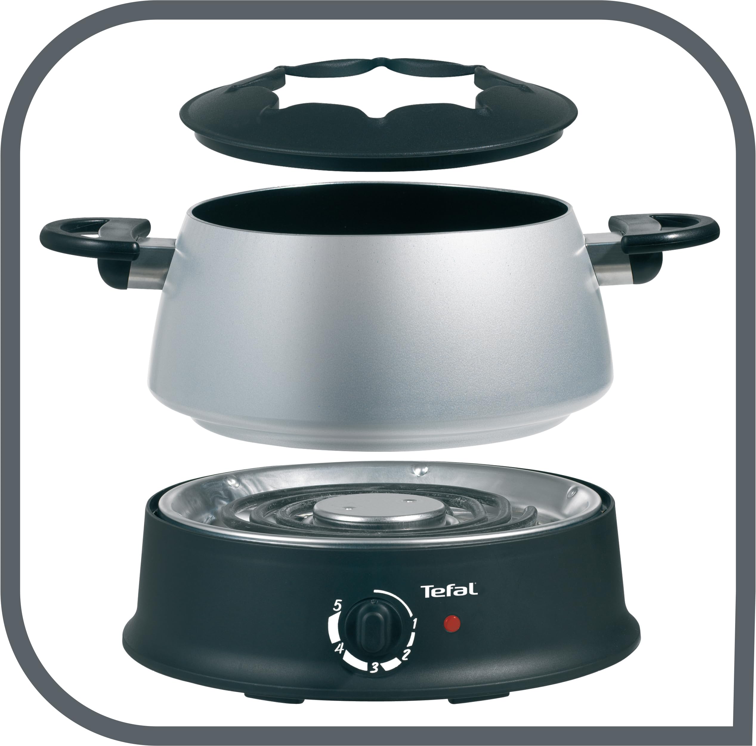 tefal-ef3000-fondue-set-elektrisches-fondue-1200-watt-mit-6-farbigen-gabeln-f-r- image 3