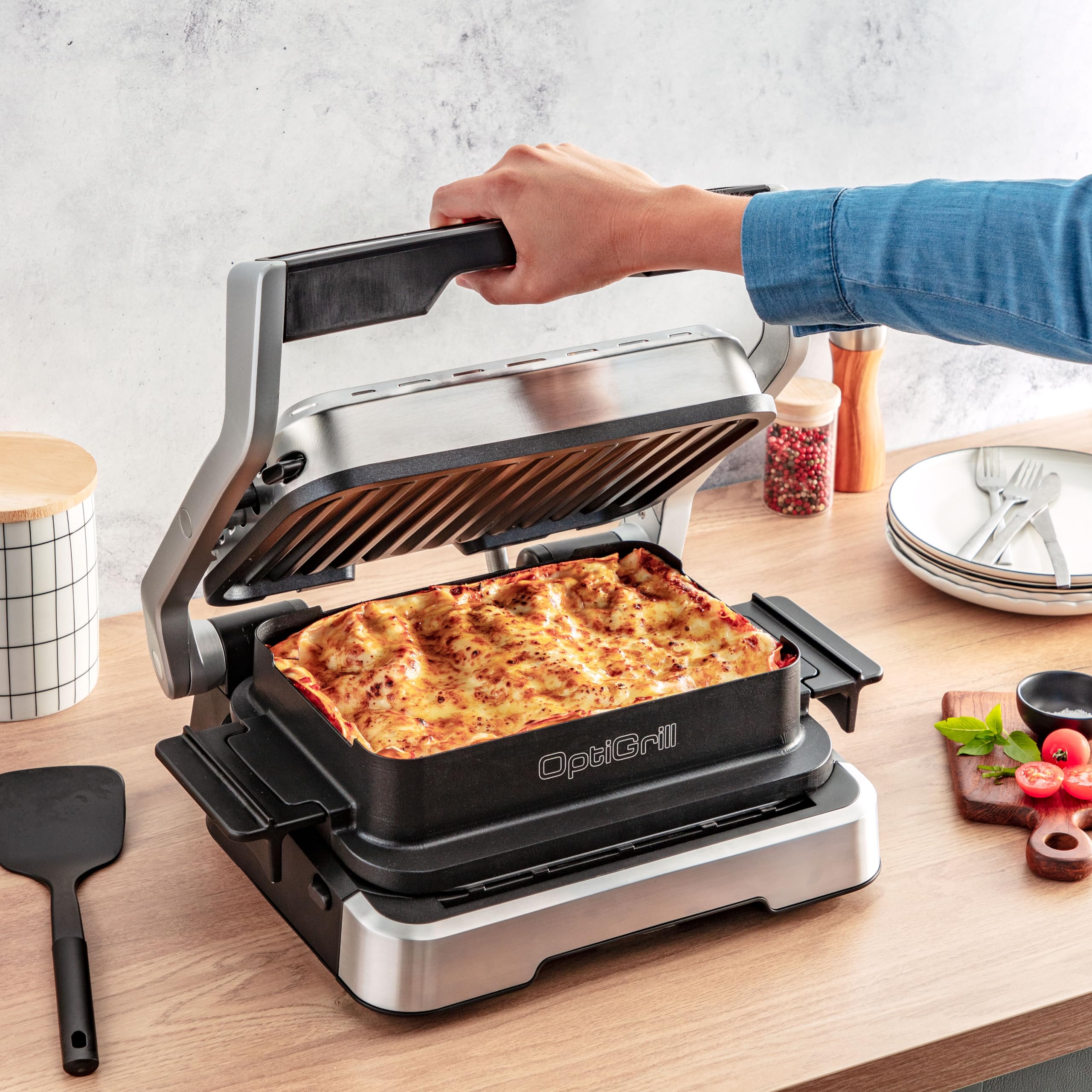 tefal-xa732810-optigrill-backschale-zubeh-r-f-r-optigrill-2in1-antihaftbeschicht image 3
