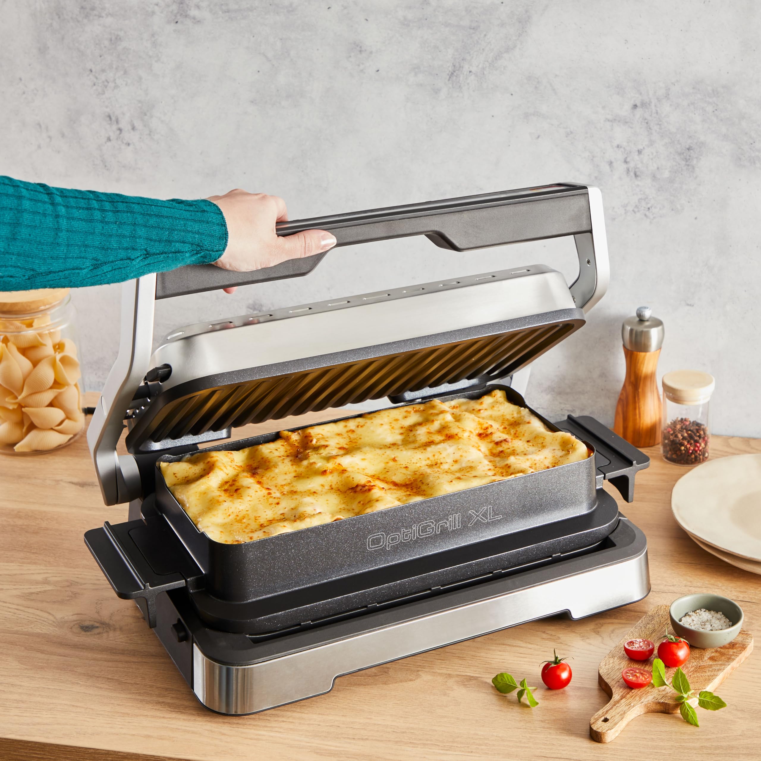 tefal-optigrill-xl-backschale-xa735810-zubeh-r-f-r-optigrill-2-in-1-xl-antihaftb image 3