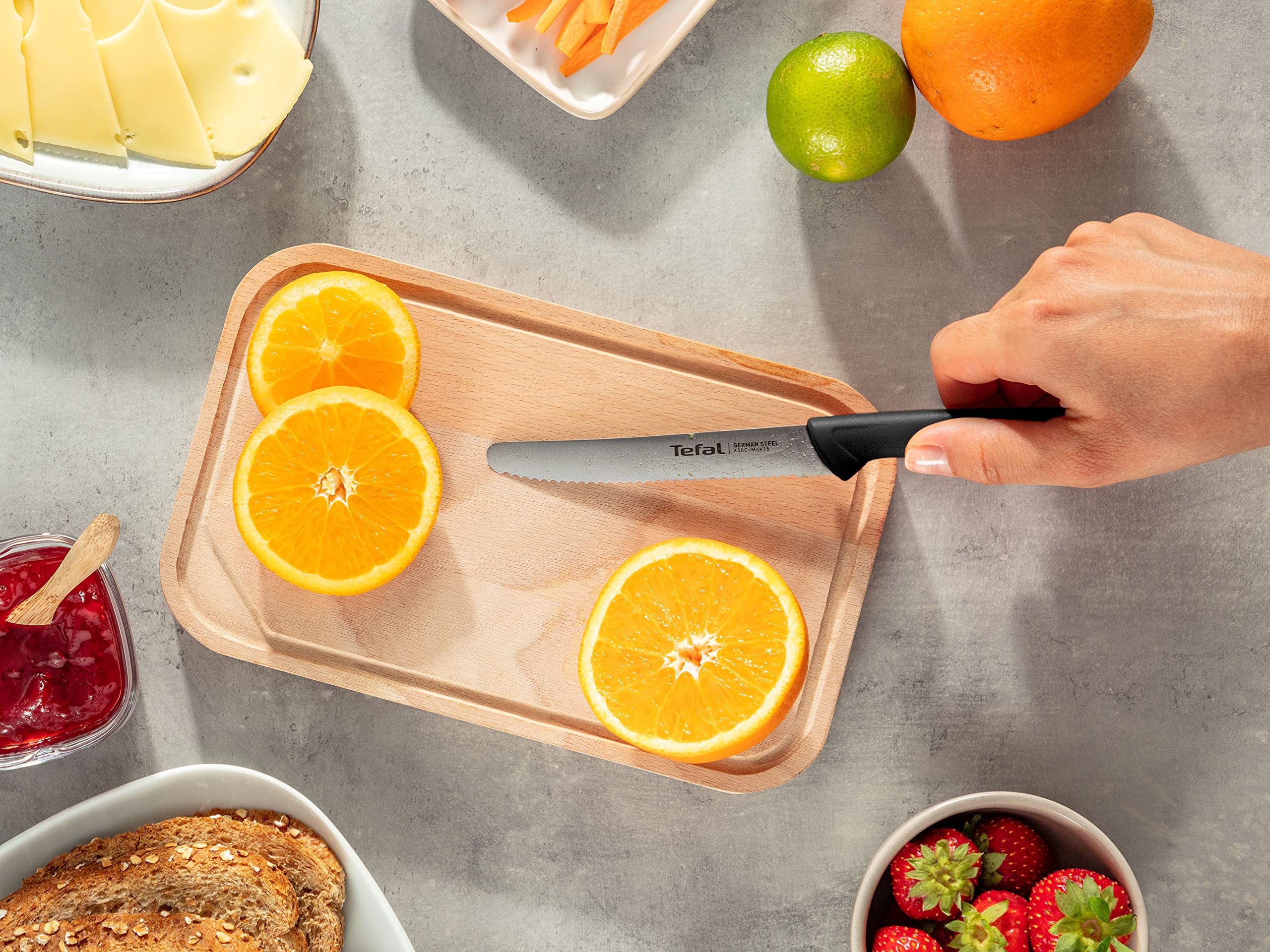tefal-k27313-colorfood-universalmesser-10-cm-gezahnt-deutscher-edelstahl-korrosi image 8