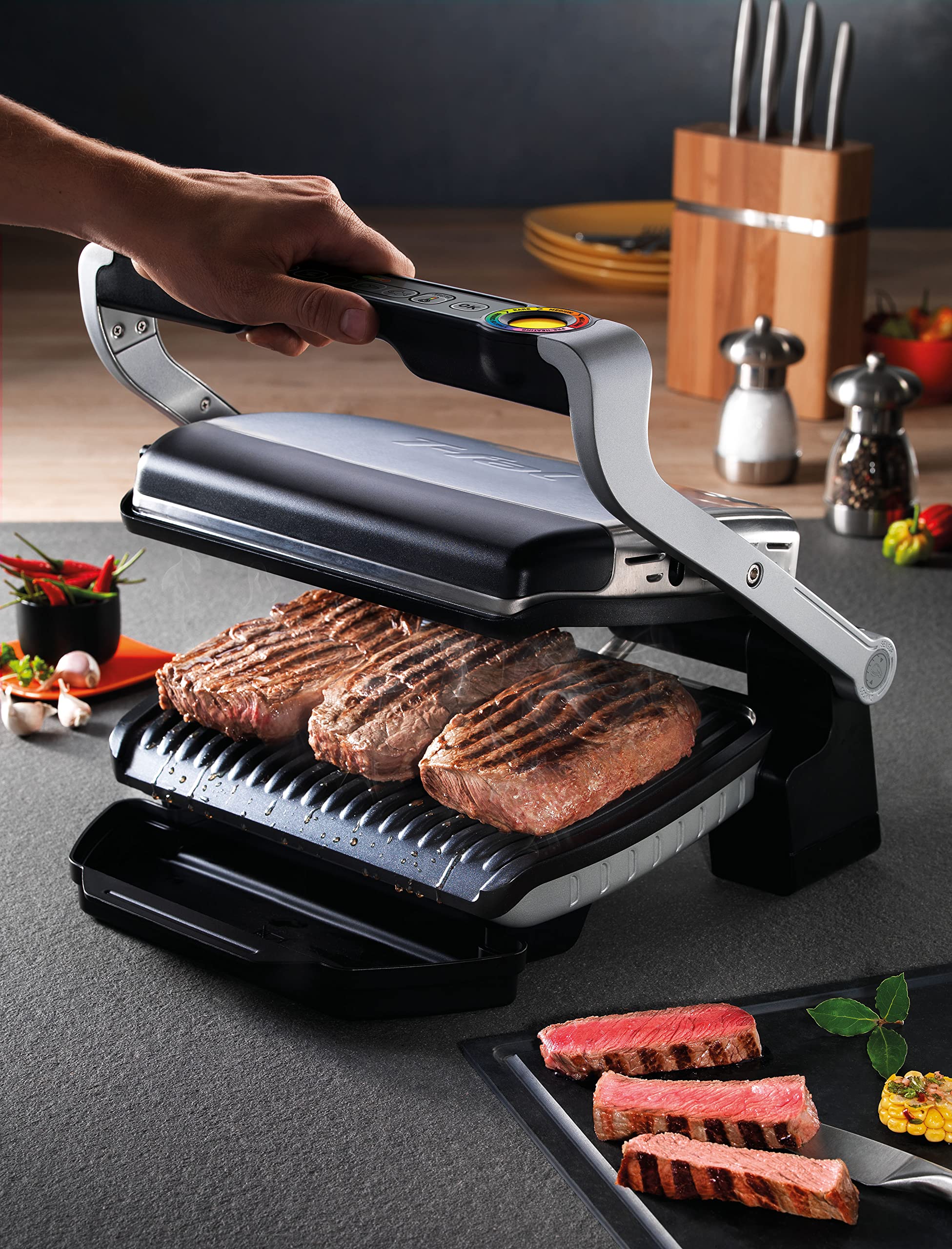 tefal-optigrill-gc712d-kontaktgrill-mit-6-intelligenten-programmen-600-cm-grillf image 7