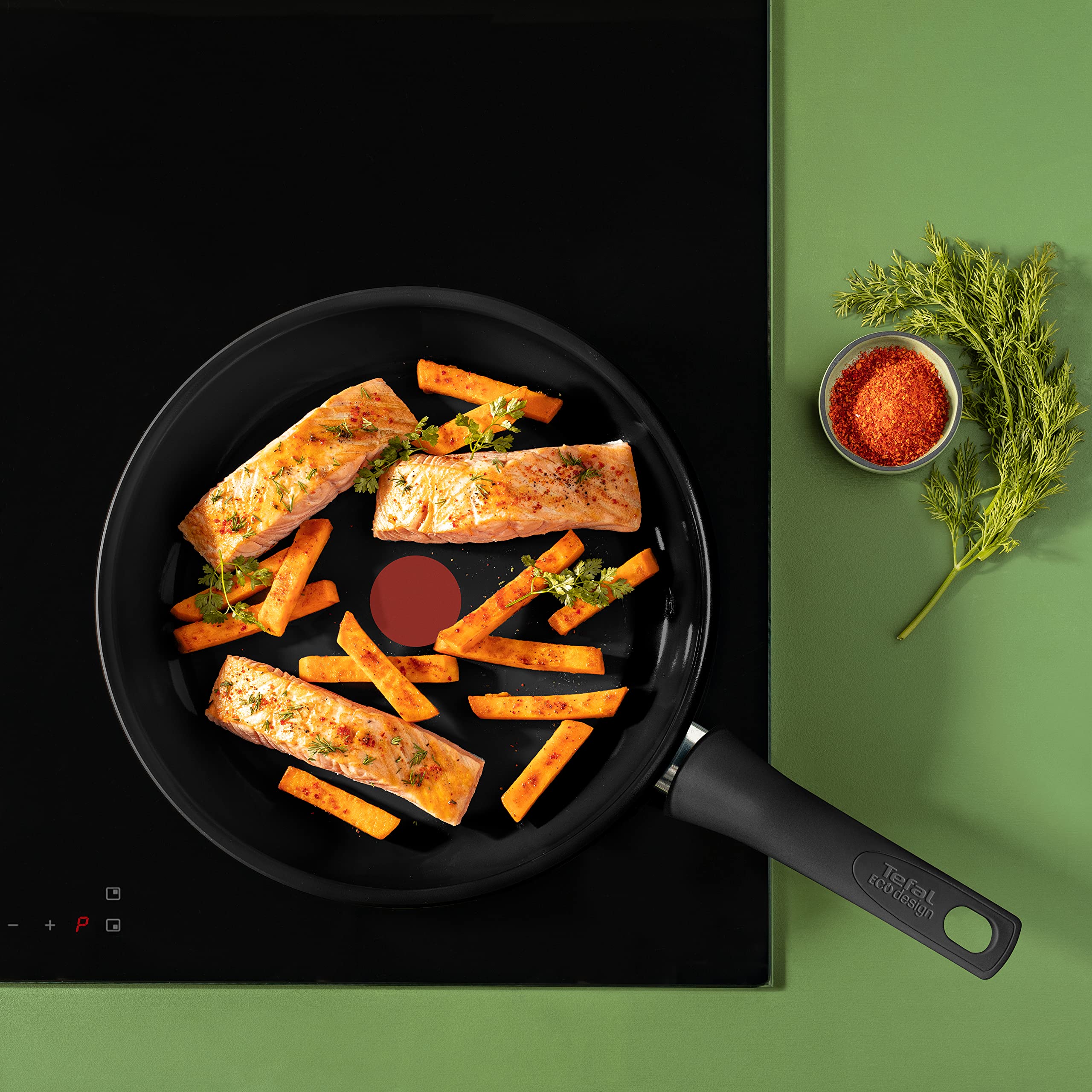 tefal-renew-on-black-c43506-bratpfanne-28-cm-keramikversiegelung-aus-recyceltem- image 2