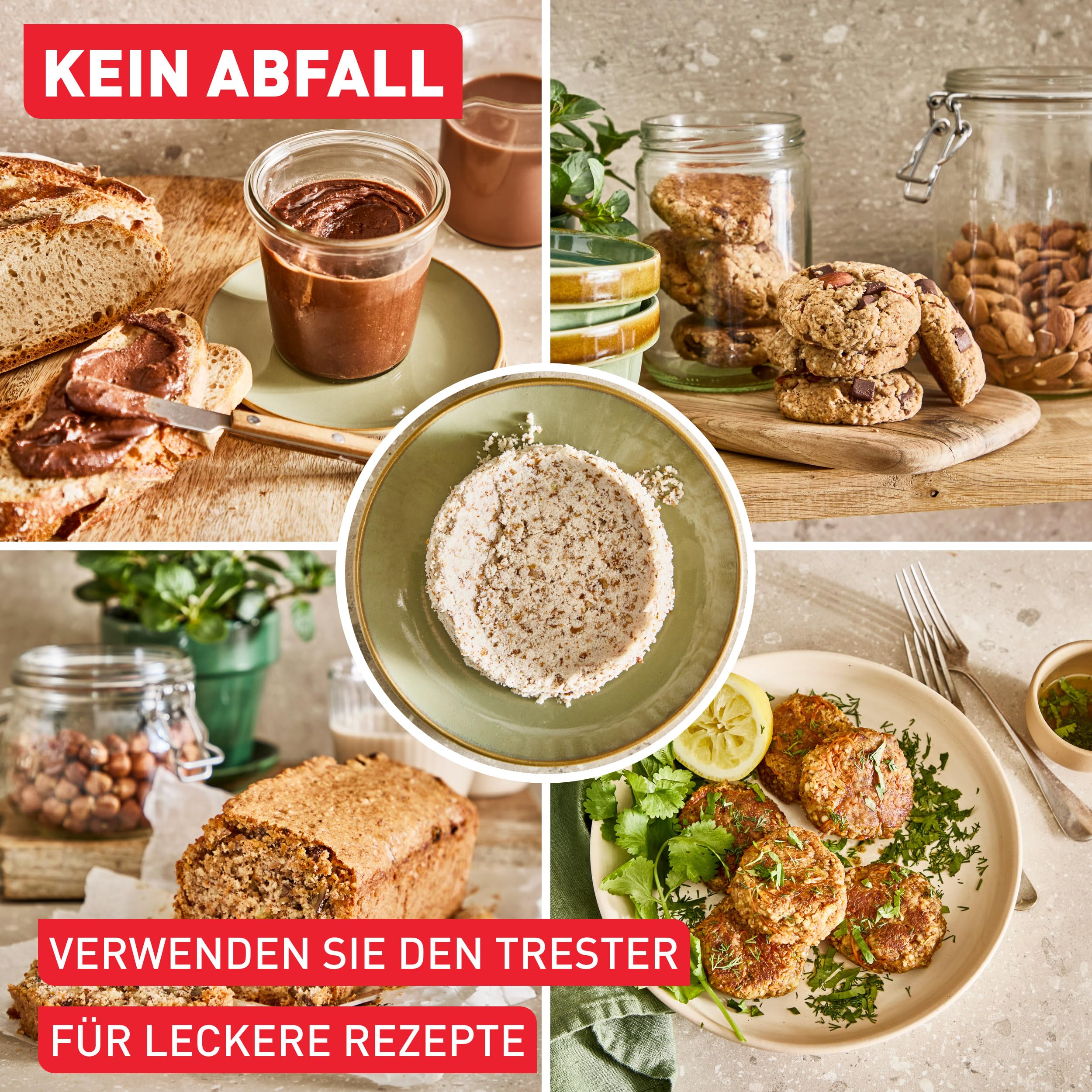 tefal-easy-milker-easychef-vz70e1e0-pflanzenmilchmaschine-mit-stabmixer-zelkrom- image 6