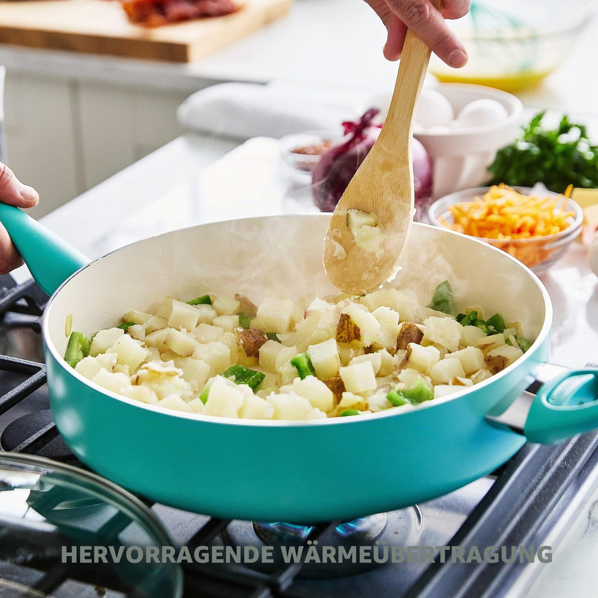 greenpan-rio-schmorpfanne-30-cm-4-8-liter-mit-glasdeckel-keramische-antihaftbesc image 5