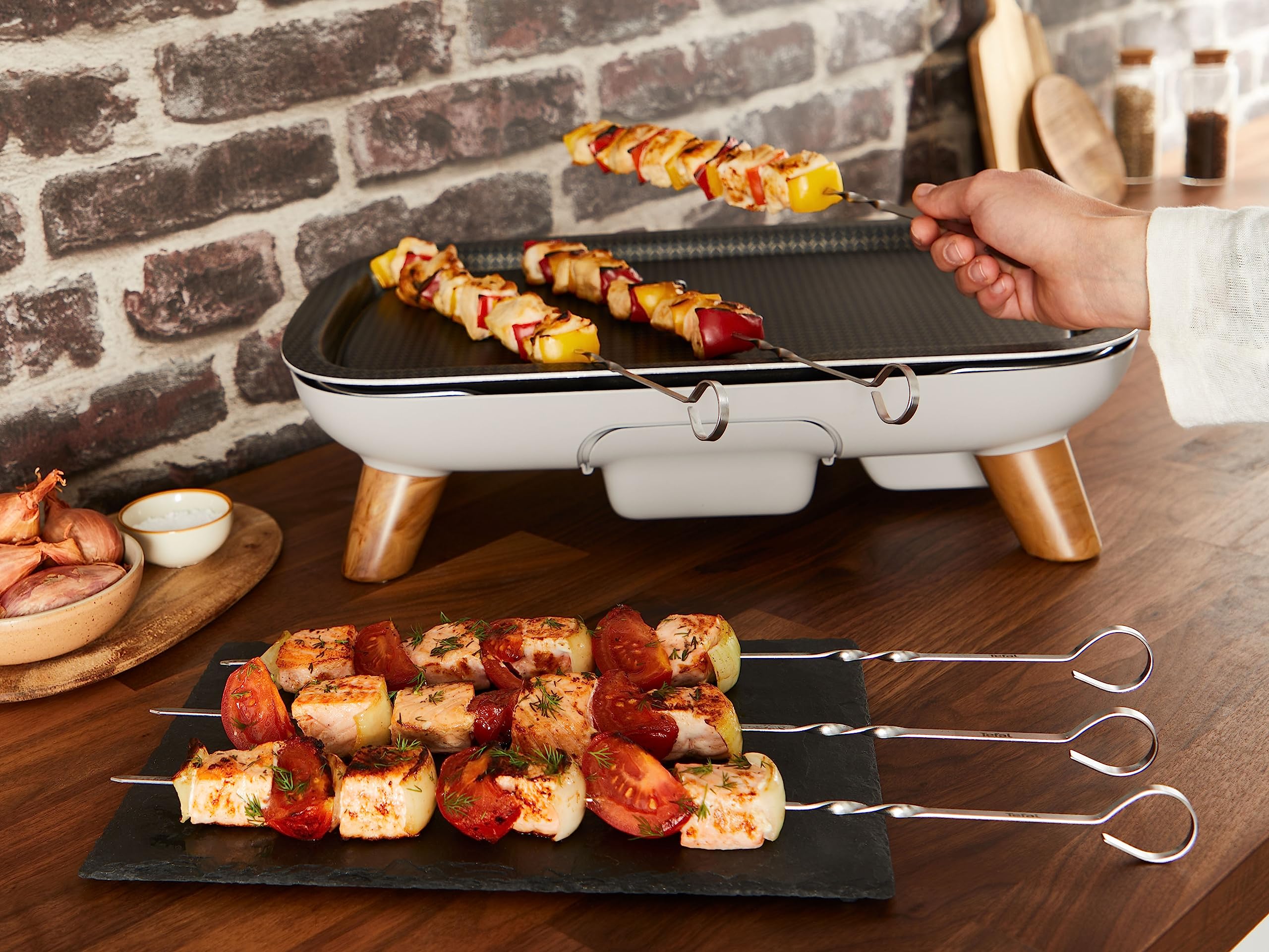 tefal-k185s7-6-teiliges-edelstahl-spie-set-wiederverwendbare-grillspie-e-mit-fla image 5