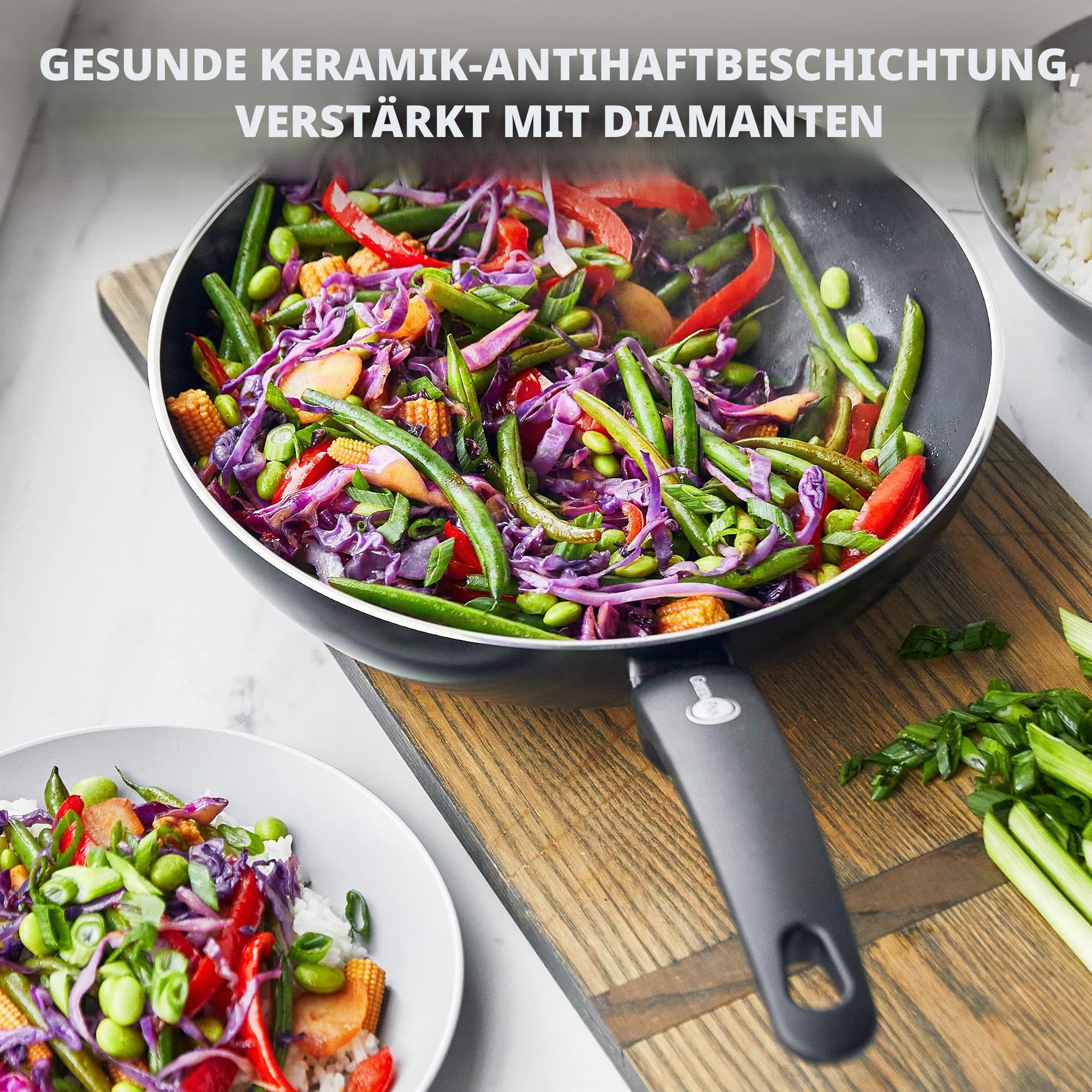 greenpan-cambridge-wok-pfanne-28-cm-3-7-l-pfas-freie-keramische-thermolon-antiha image 3