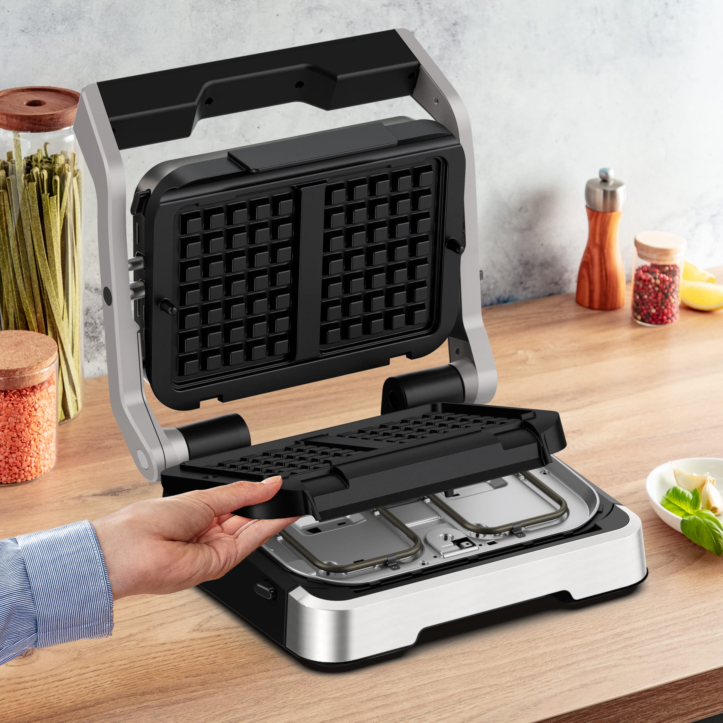 tefal-xa7308-optigrill-waffelplatten-belgische-waffeln-f-r-optigrill-4in1-2in1 image 4