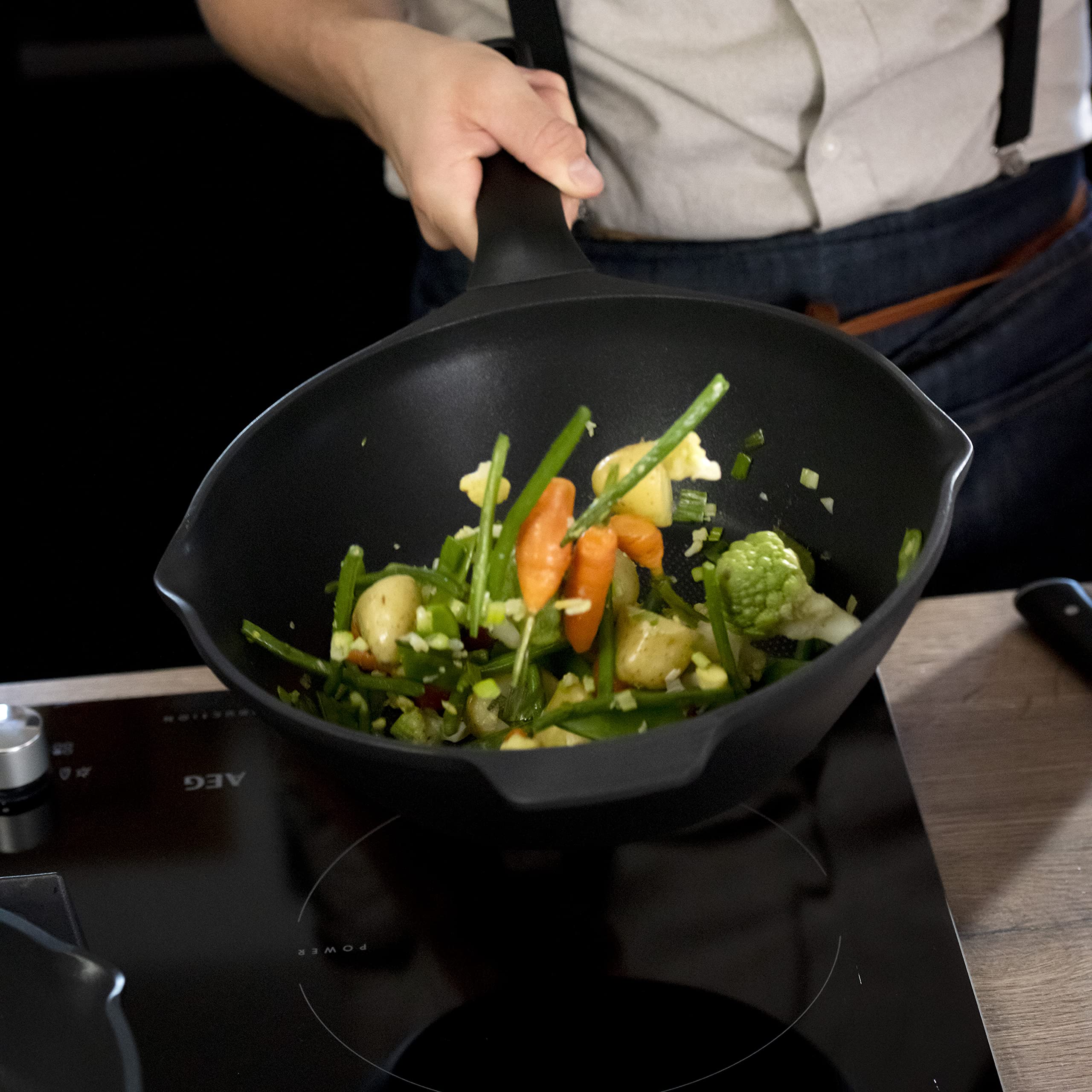 tefal-robusto-e24919-wokpfanne-28-cm-aluguss-thermo-signal-3x-antihaftversiegelu image 5
