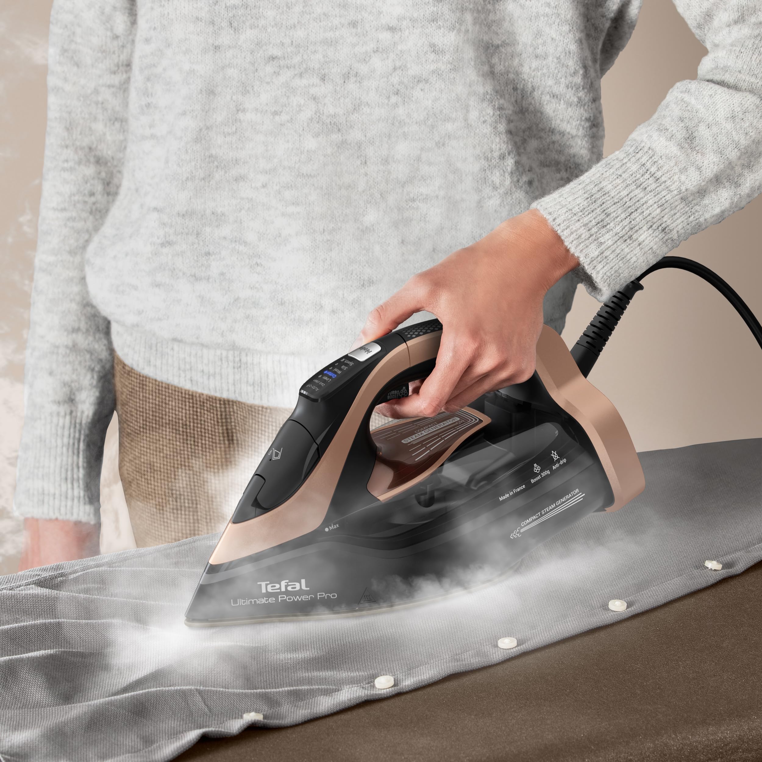 tefal-ultimate-power-pro-fv9e50e0-dampfb-geleisen-pumpentechnologie-3200-w-smart image 5