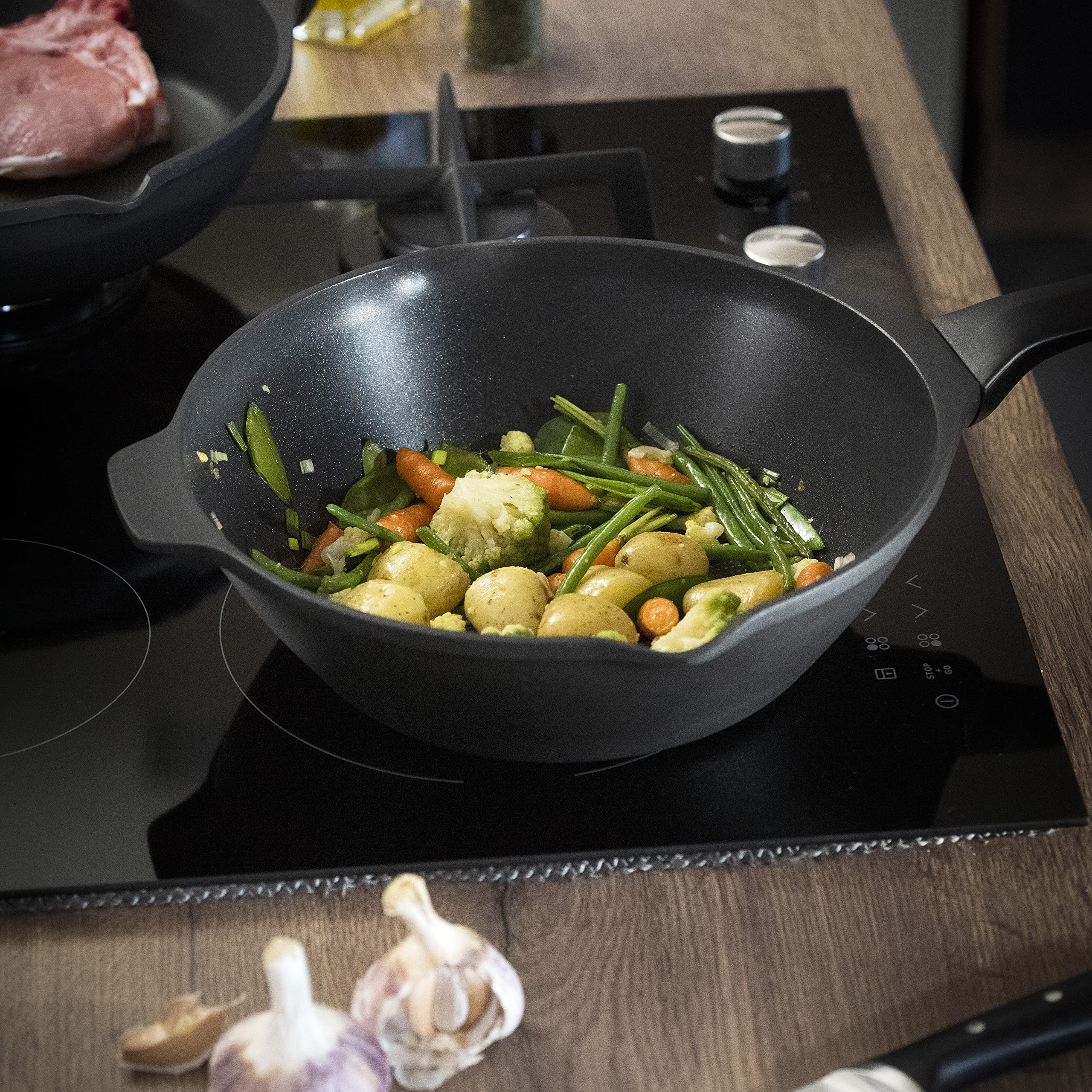 tefal-robusto-e24919-wokpfanne-28-cm-aluguss-thermo-signal-3x-antihaftversiegelu image 4