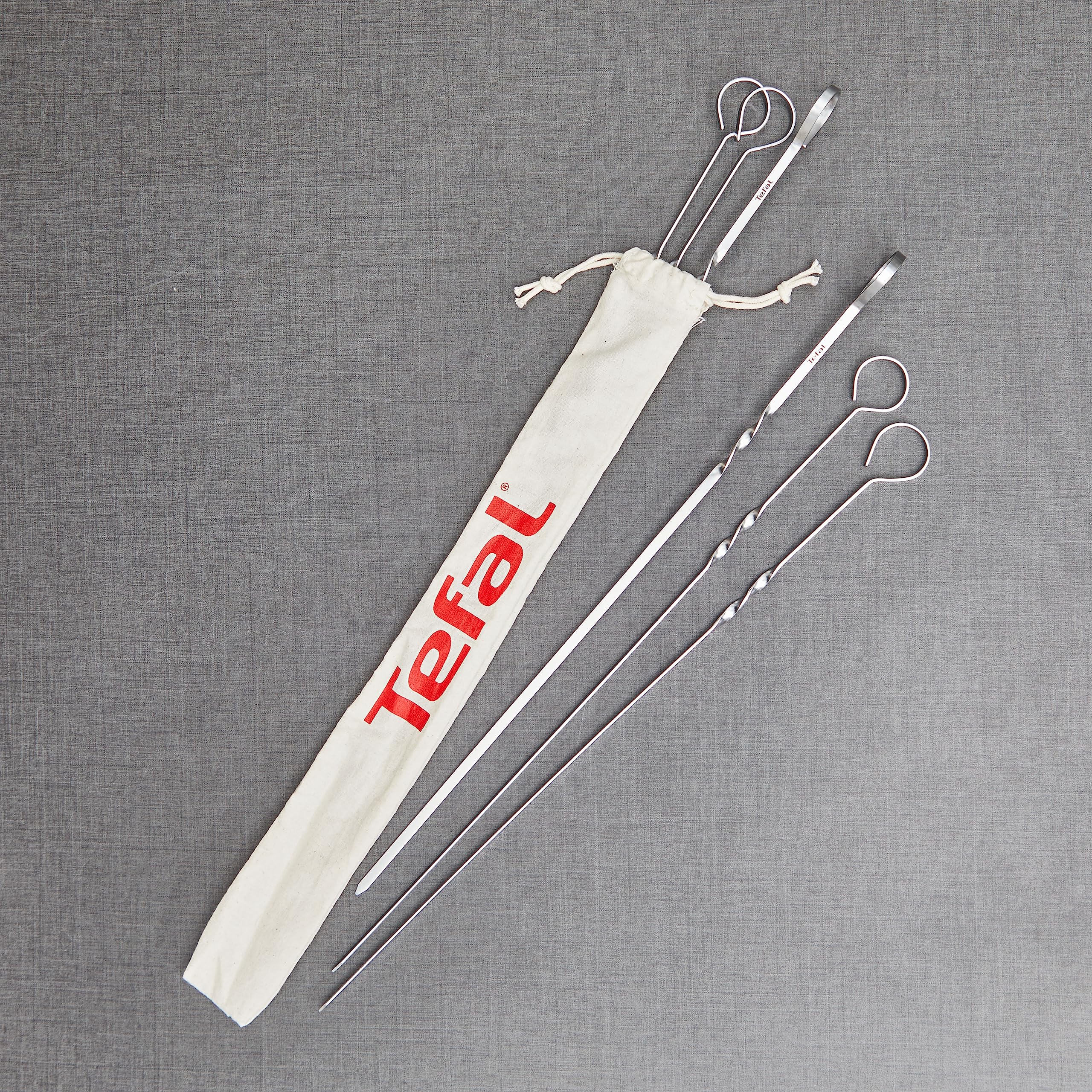 tefal-k185s7-6-teiliges-edelstahl-spie-set-wiederverwendbare-grillspie-e-mit-fla image 3